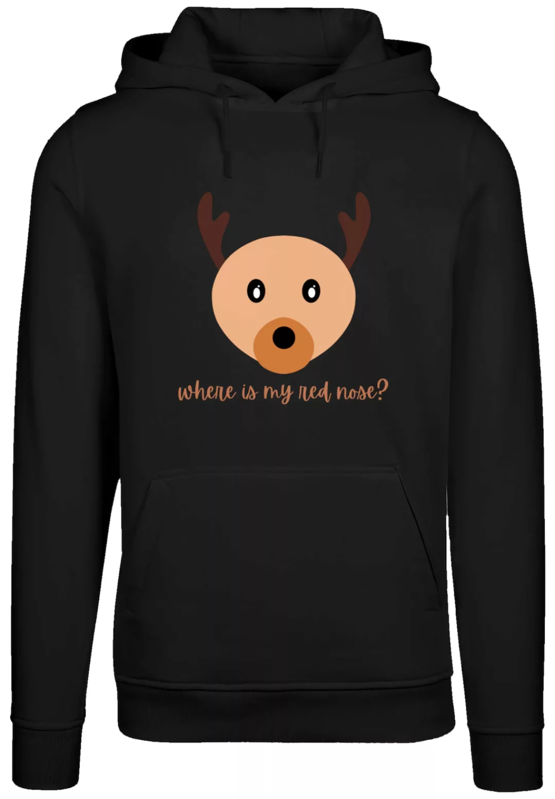 F4NT4STIC Kapuzenpullover "Weihnachten Red Nose", Premium Qualität, Weihnac günstig online kaufen