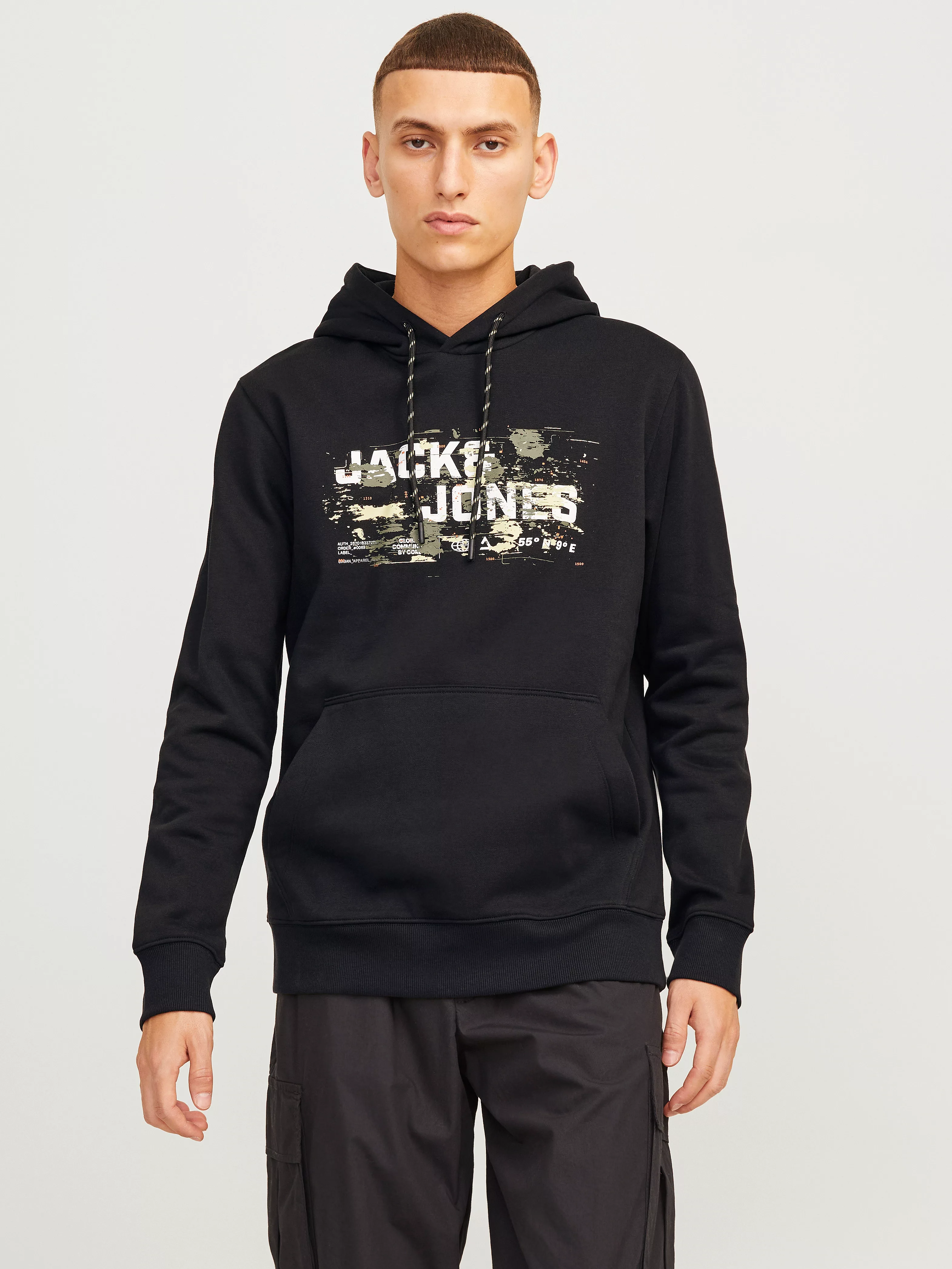 Jack & Jones Herren Hoodie Kapuzenpullover JCOOUTDOOR LOGO- Regular Fit günstig online kaufen