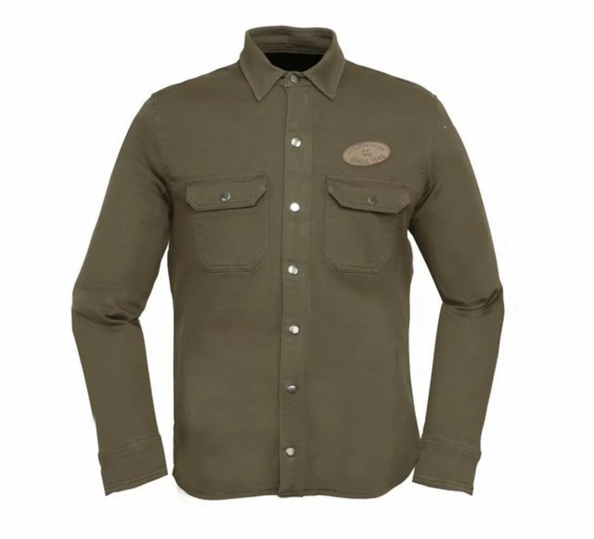 Modeka Motorradjacke Modeka Hemd Herren Overshirt Oliwer olive 5XL Motorrad günstig online kaufen