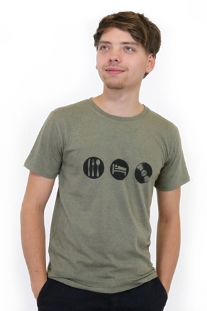 T-shirt "Eat, Sleep, Vinyl", Nachhaltig, Vinyl, Herren, Plattenspieler, Bed günstig online kaufen