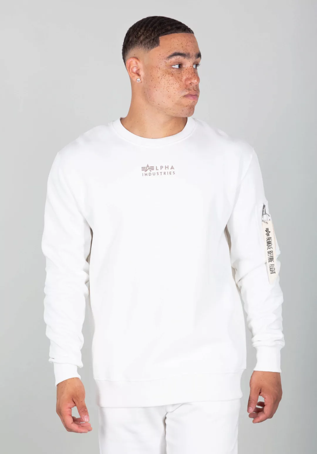 Alpha Industries Sweater "Alpha Industries Men - Sweatshirts Organics EMB S günstig online kaufen