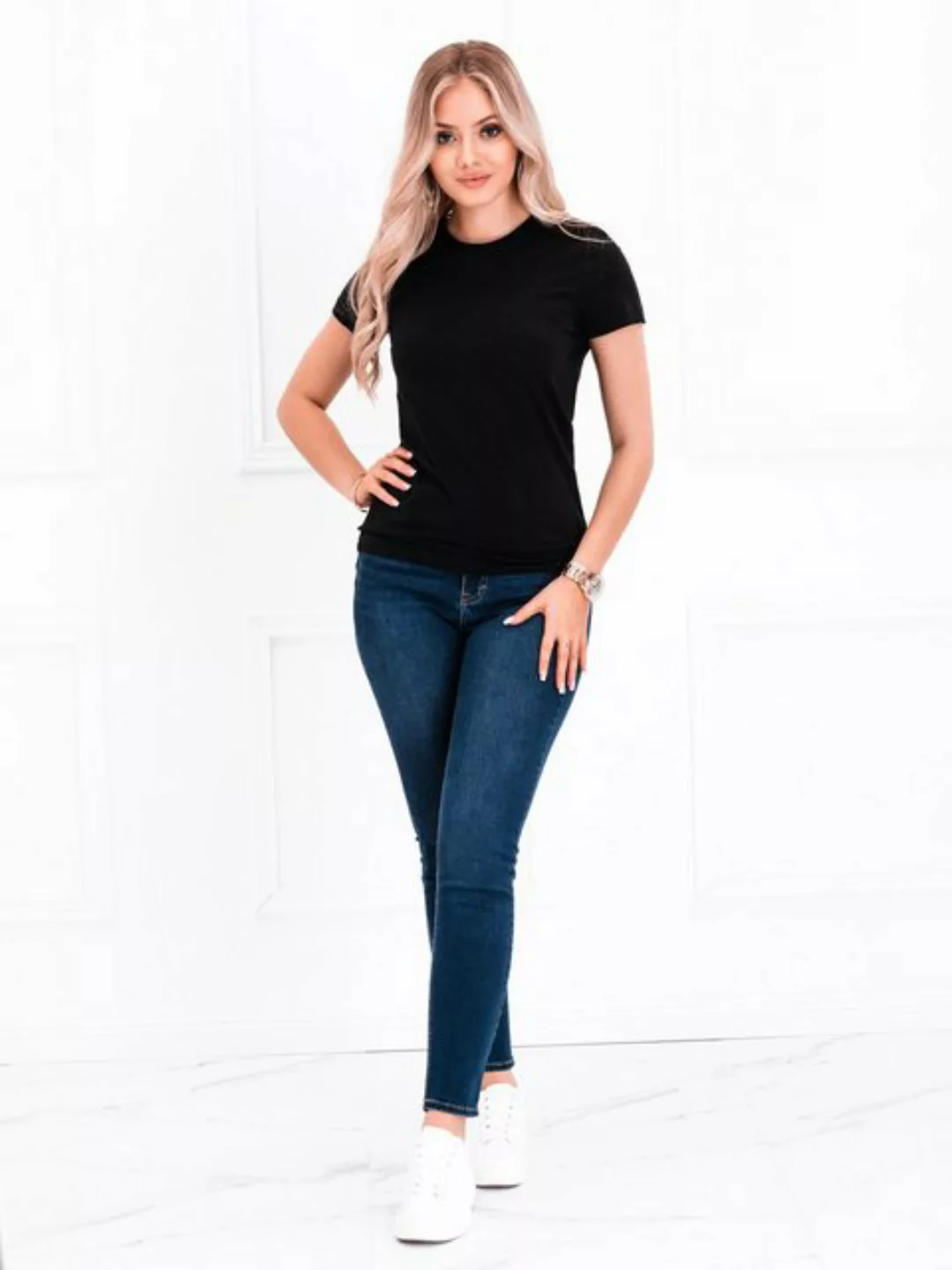 Edoti T-Shirt Basic-T-Shirt für Damen günstig online kaufen