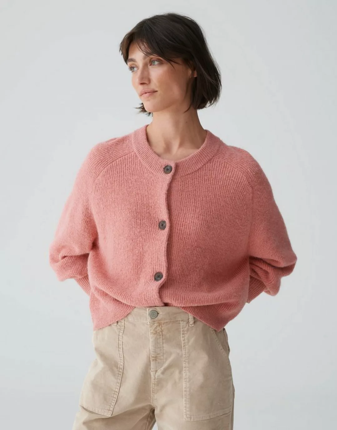 OPUS Cardigan Dorty weite Passform Strick günstig online kaufen