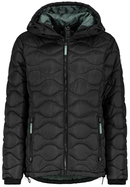 SUBLEVEL Steppjacke Damen mit Kapuze gefütterte Winter Jacke sportlicher Wi günstig online kaufen