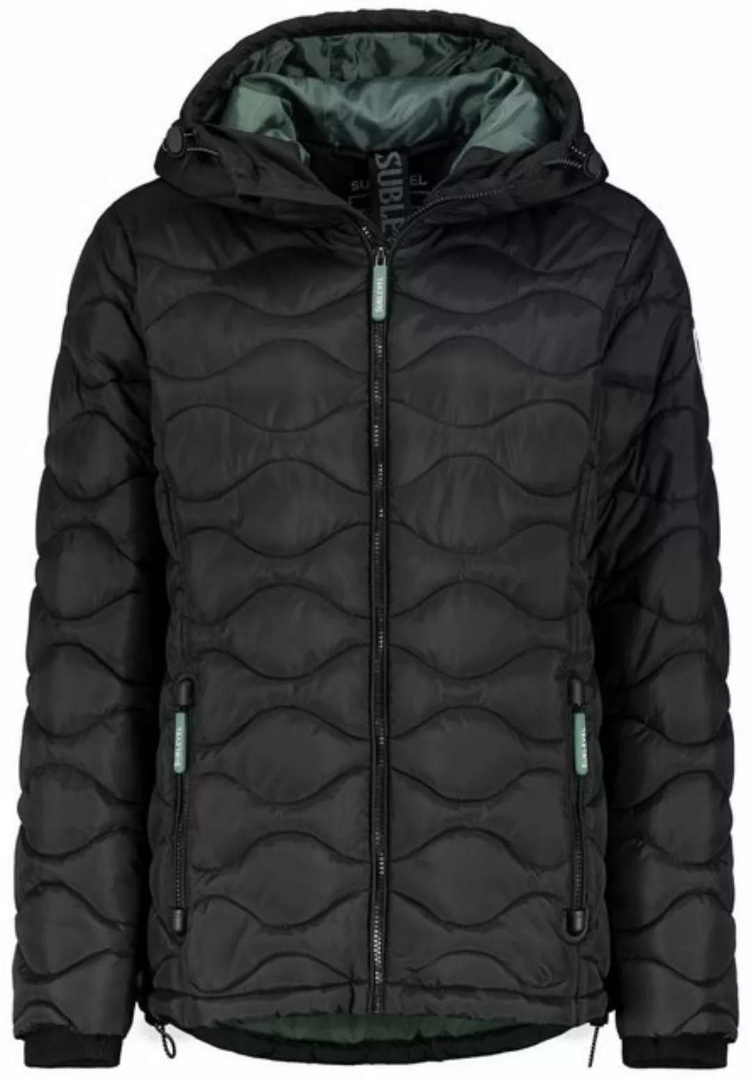 SUBLEVEL Steppjacke Damen mit Kapuze gefütterte Winter Jacke günstig online kaufen