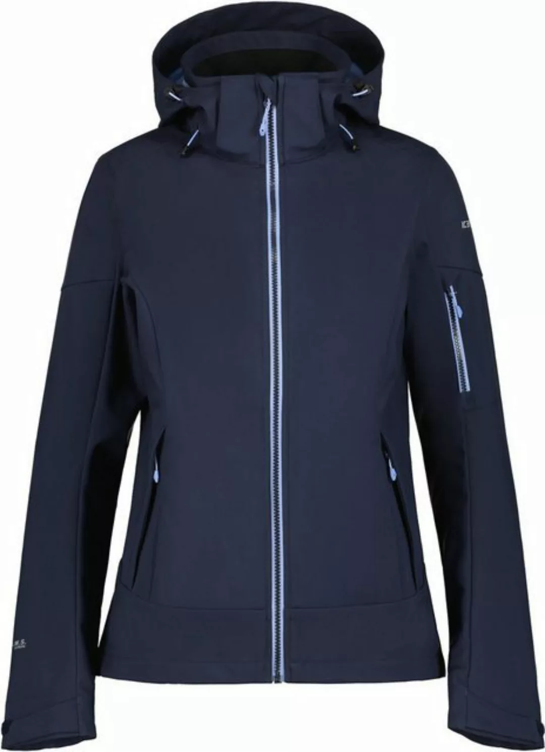 Icepeak Softshelljacke "D SOFTSHELLJACKE BATHGATE", (1 St.), mit Kapuze, Wa günstig online kaufen