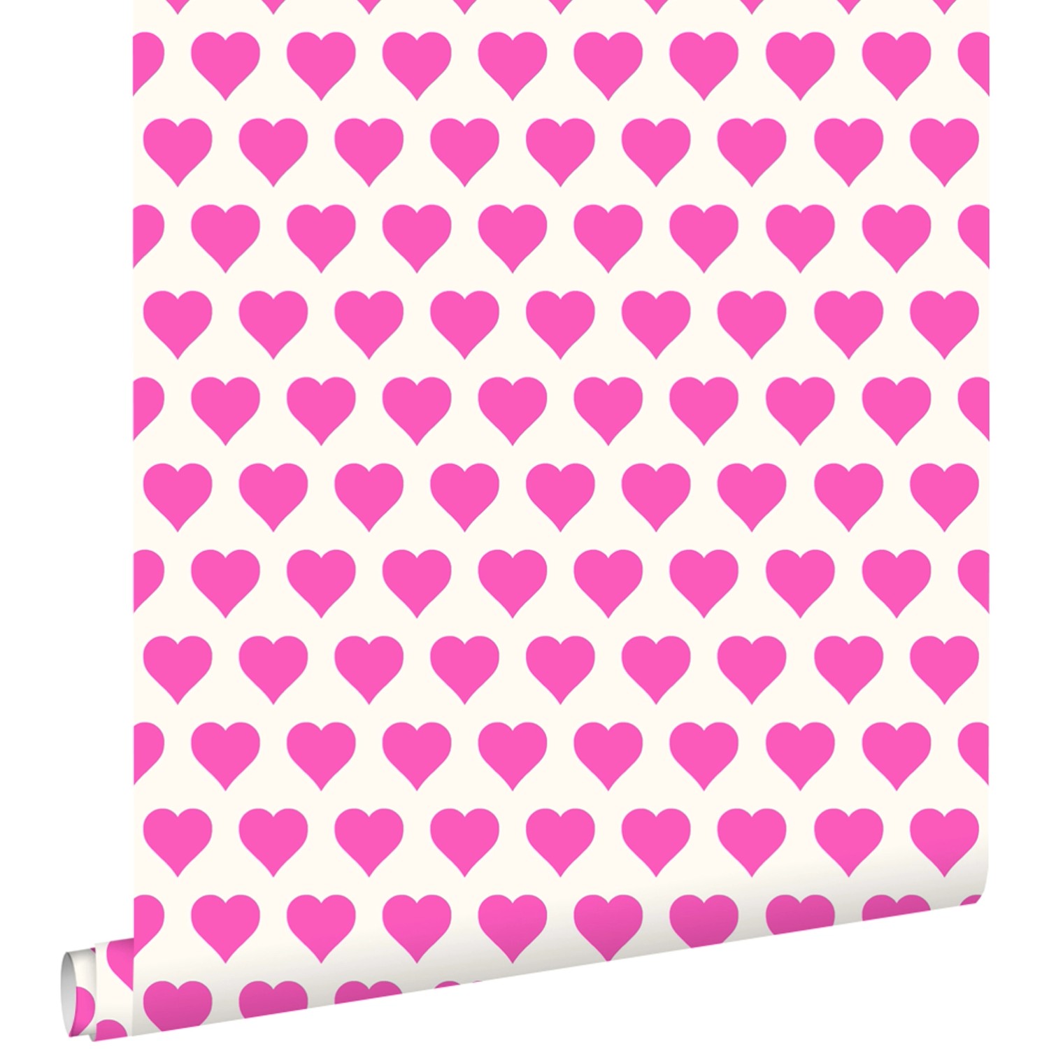 ESTAhome Tapete Herzen Rosa und Weiß 53 cm x 10,05 m 136812 günstig online kaufen