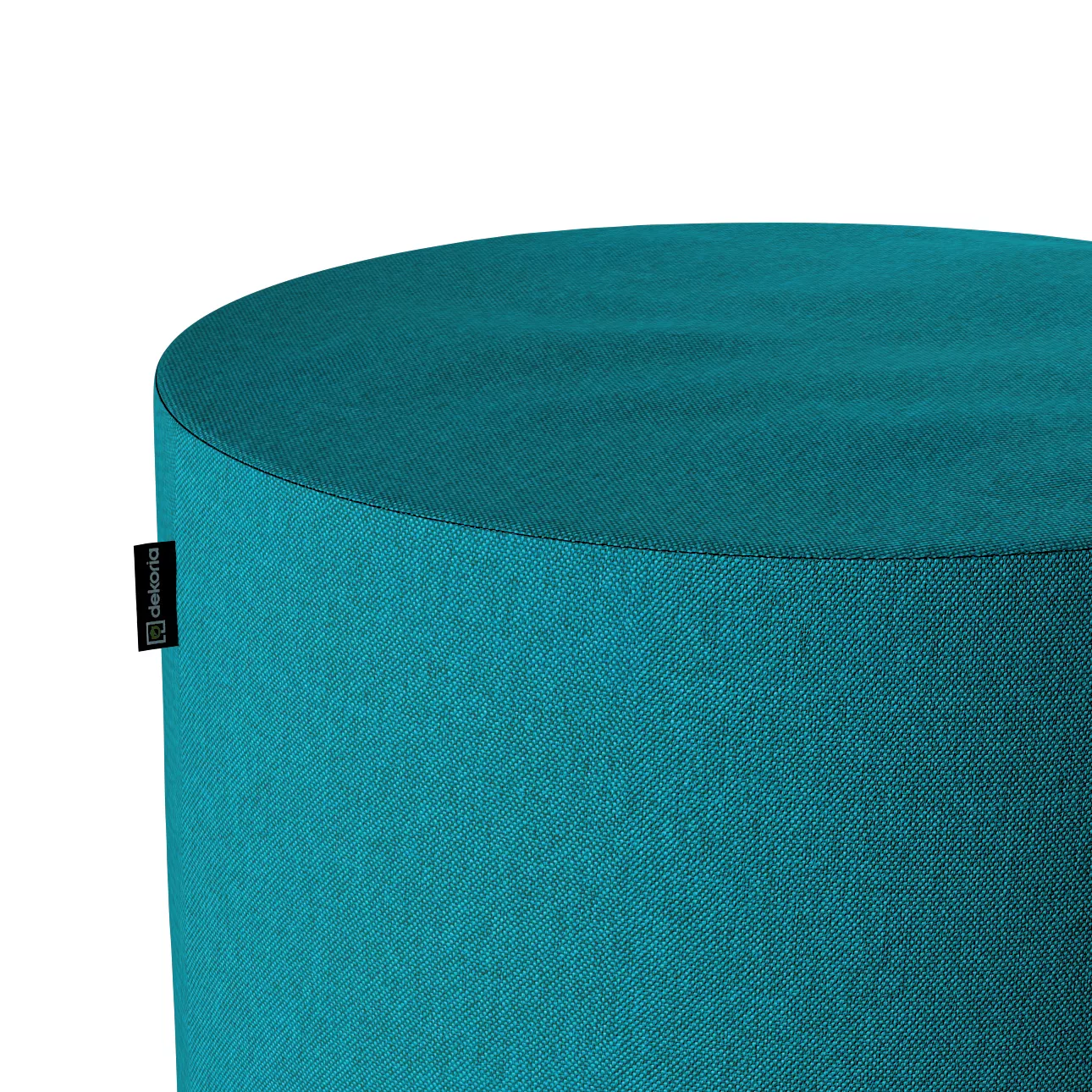 Pouf Barrel, türkis, ø40 cm x 40 cm, Etna (705-16) günstig online kaufen