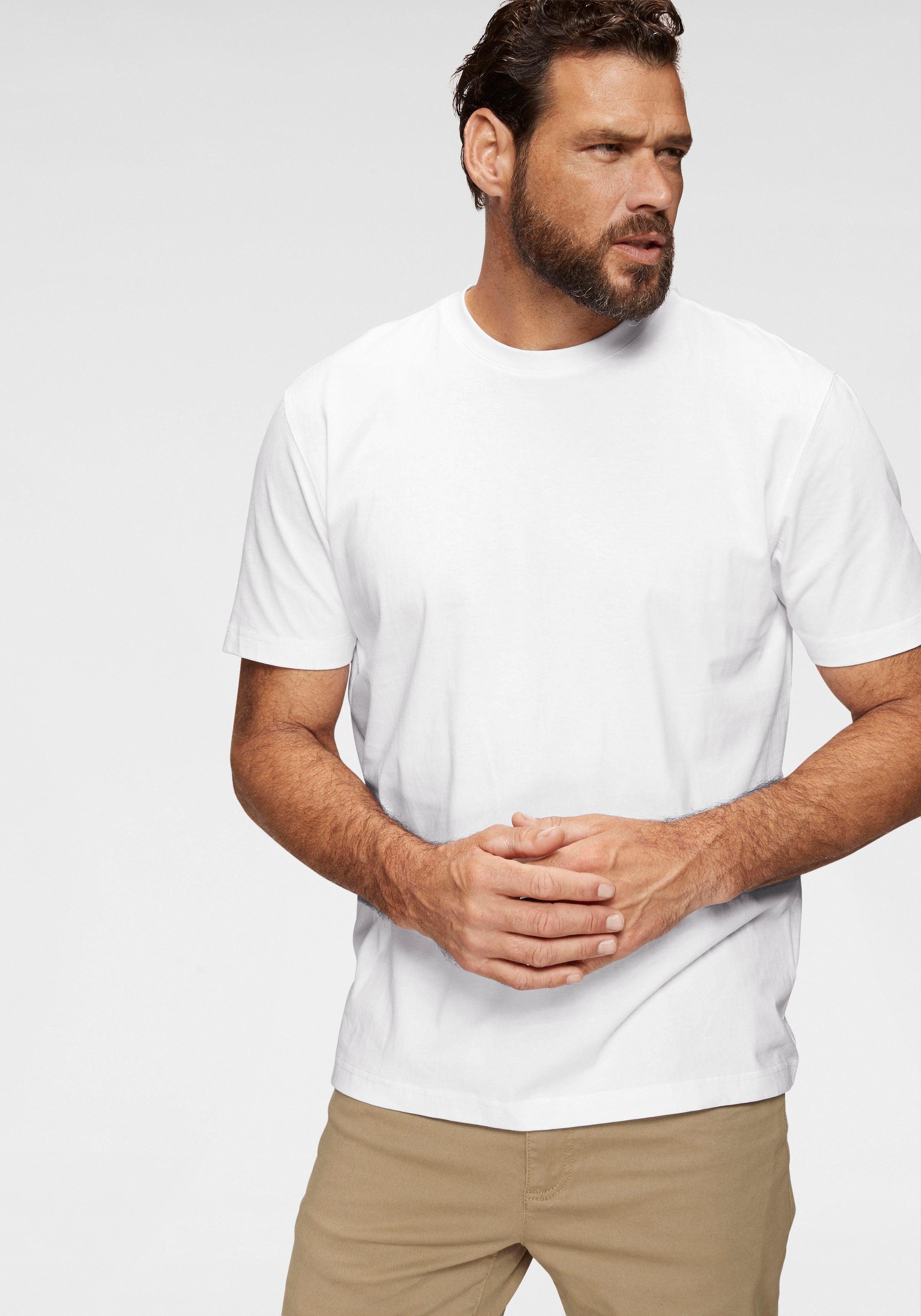 Man's World Rundhalsshirt (5er-Pack) Kurzarm, Regular günstig online kaufen