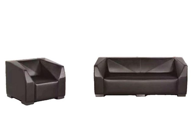 JVmoebel Sofa Schwarze Arbeitszimmermöbel Sofagarnitur Dreisitzer Luxus Ses günstig online kaufen