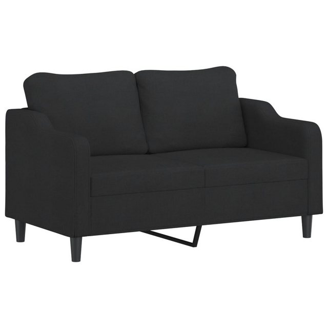 vidaXL Sofa, 2-Sitzer-Sofa Schwarz 140 cm Stoff günstig online kaufen