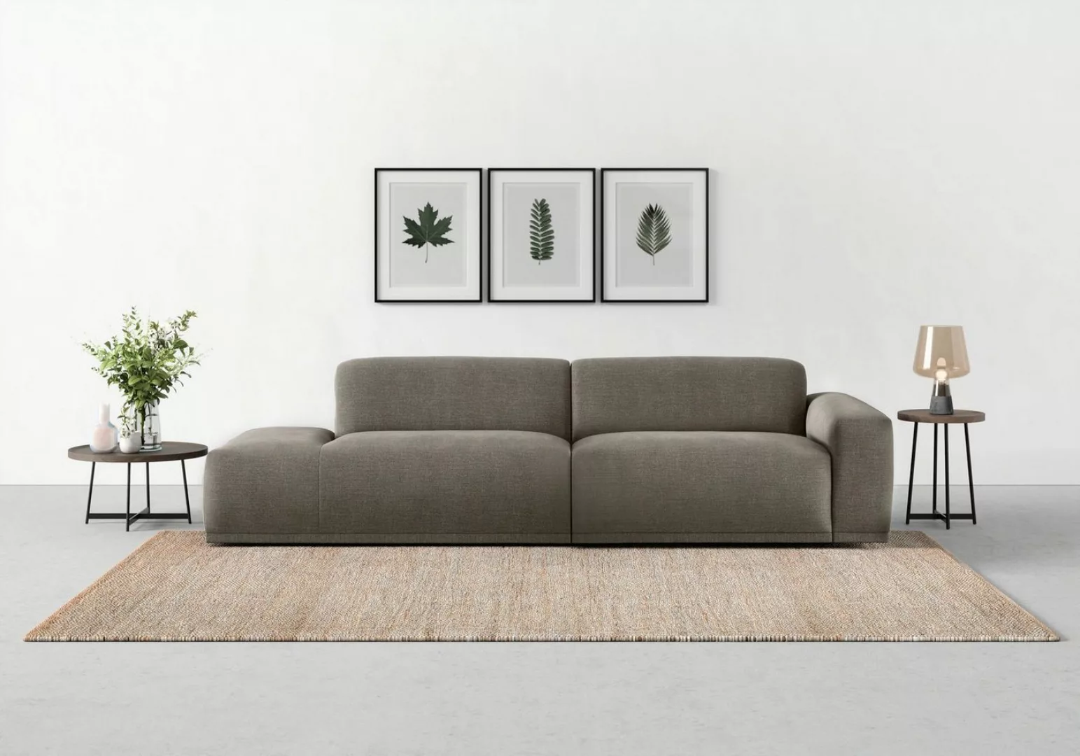 TRENDMANUFAKTUR Big-Sofa "Braga, Designsofa", in moderner Optik, mit hochwe günstig online kaufen