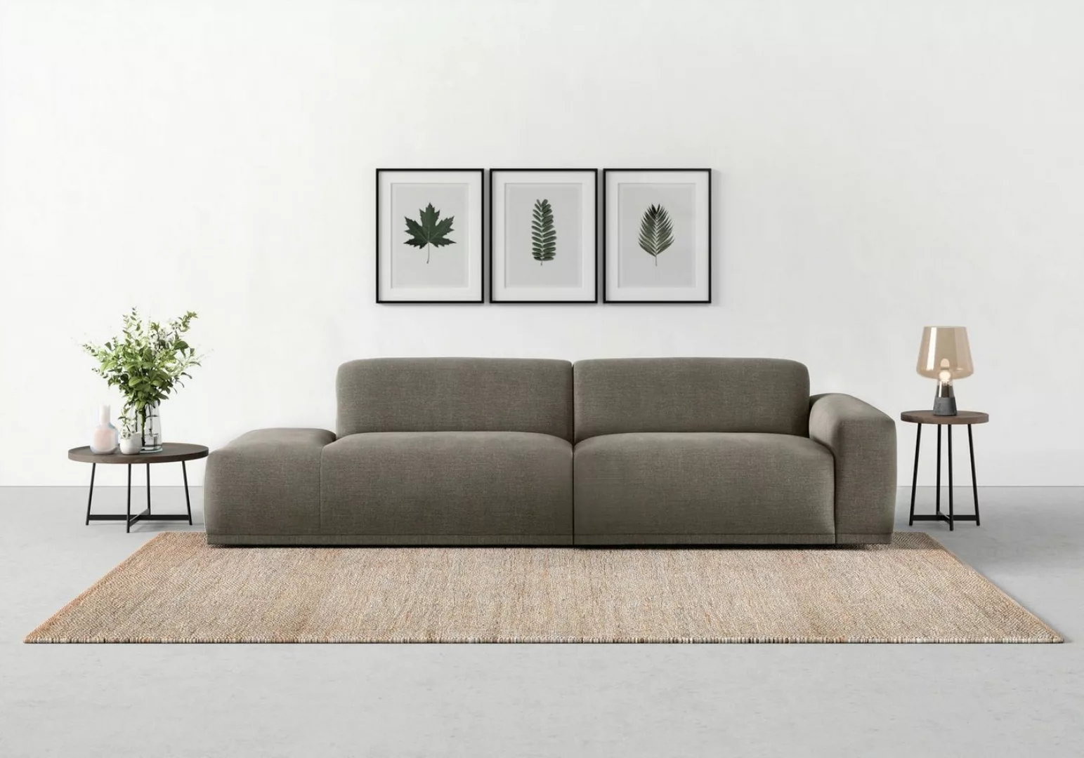 TRENDMANUFAKTUR Big-Sofa "Braga, mit hochwertigem Kaltschaum, Megasofa, in günstig online kaufen