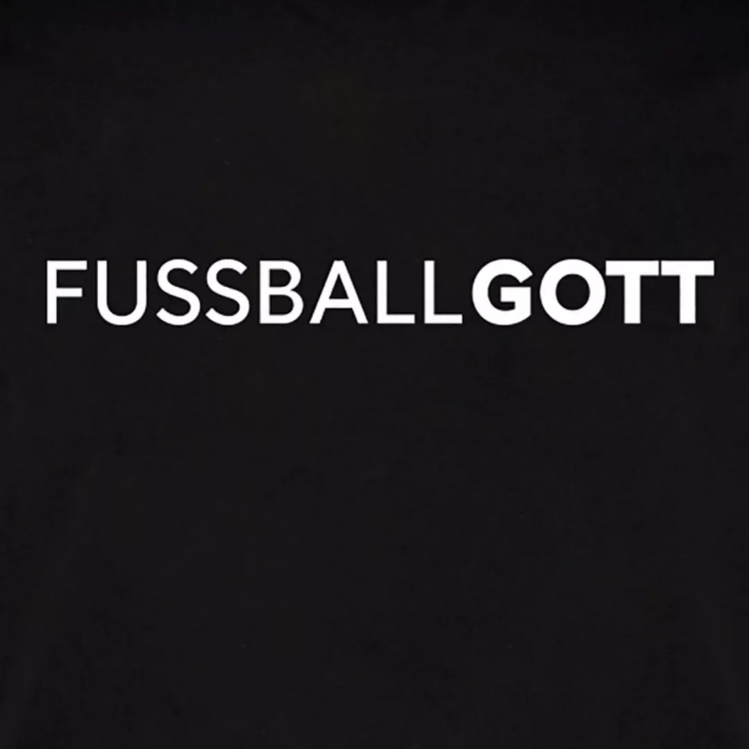 Pfundskerl Motto T-Shirt "Fussballgott" günstig online kaufen