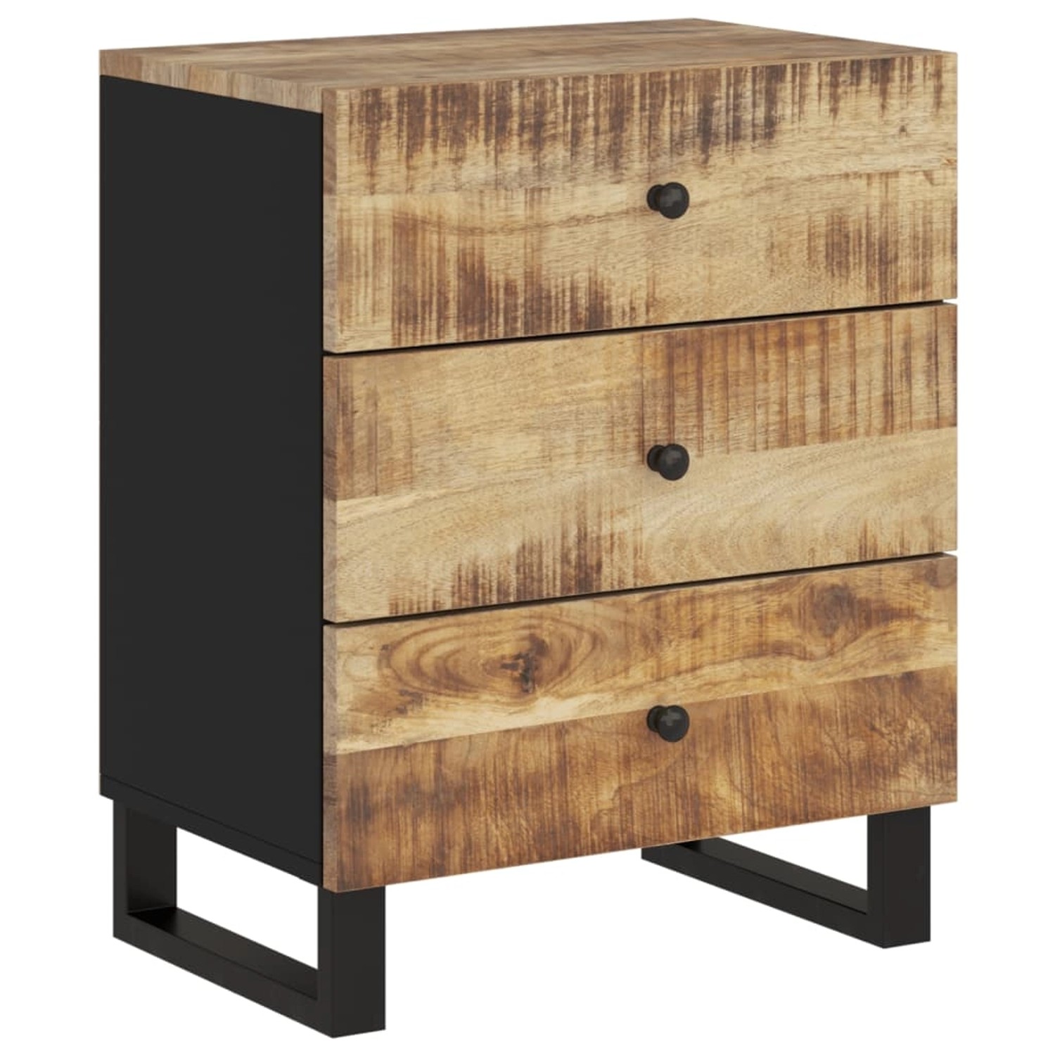 Vidaxl Nachttisch 50x33x62 Cm Massivholz Mango & Holzwerkstoff günstig online kaufen