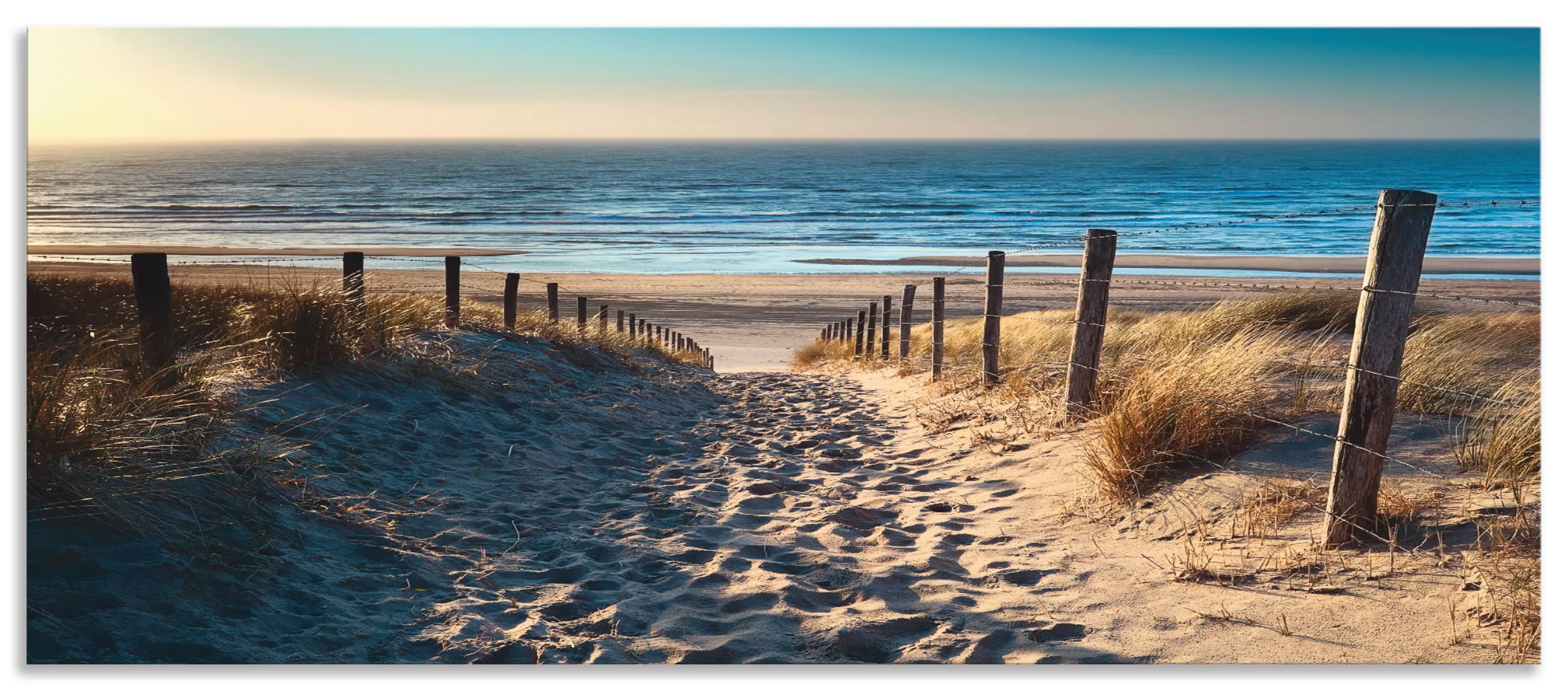 Artland Küchenrückwand »Weg zum Nordseestrand Sonnenuntergang«, (1 tlg.), A günstig online kaufen