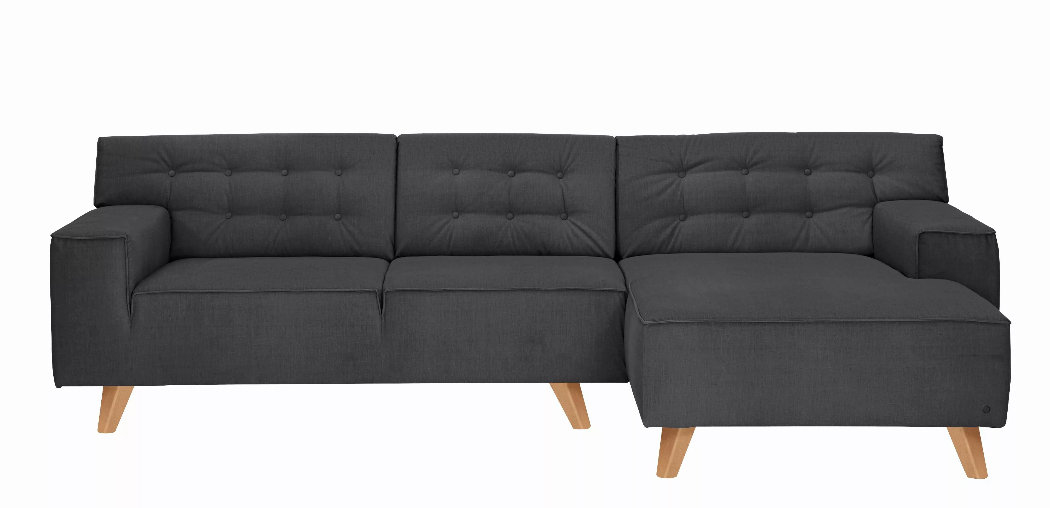 TOM TAILOR HOME Ecksofa "NORDIC CHIC", mit Recamiere, im Retrolook, Füße Bu günstig online kaufen