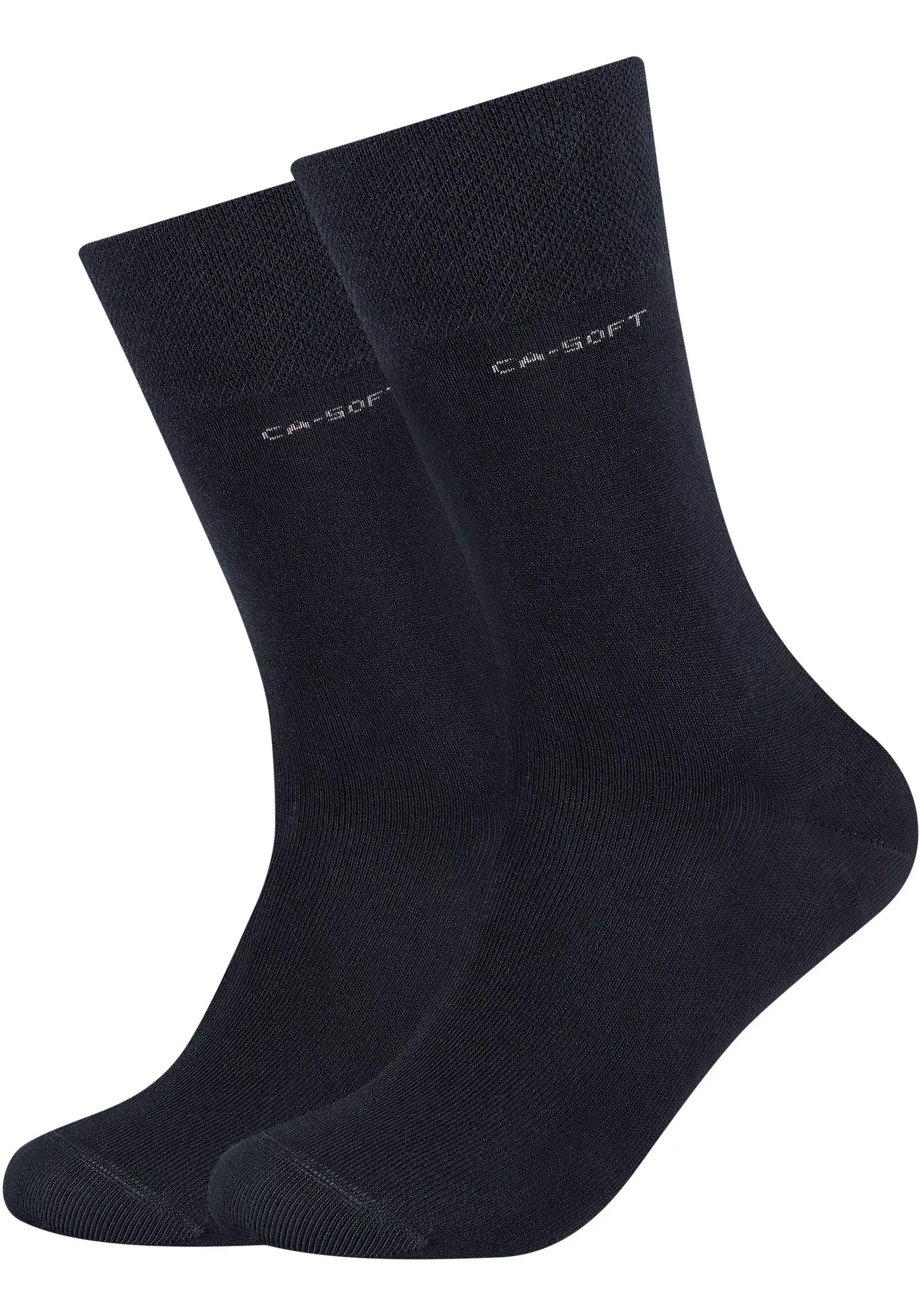 Camano Langsocken "ca-soft", (4er Pack), mit dezentem Logodruck günstig online kaufen