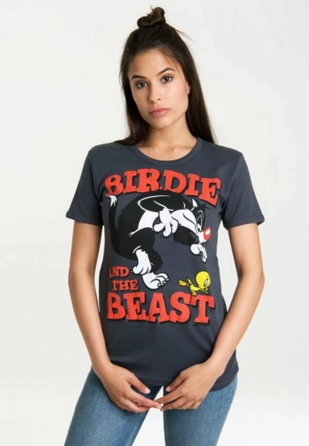 LOGOSHIRT T-Shirt "Looney Tunes", mit lizenziertem Originaldesign günstig online kaufen