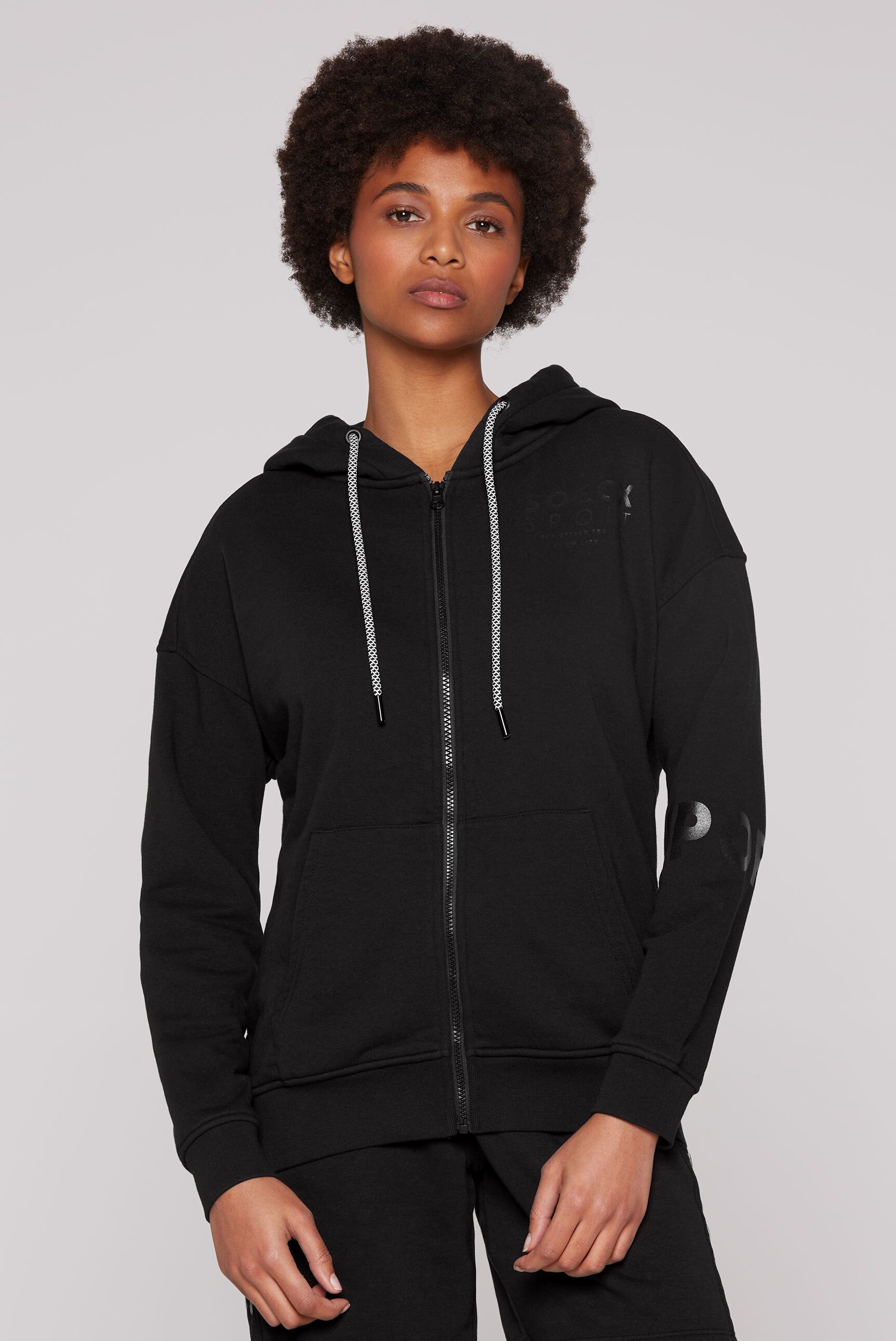 SOCCX Kapuzensweatjacke mit Baumwolle günstig online kaufen