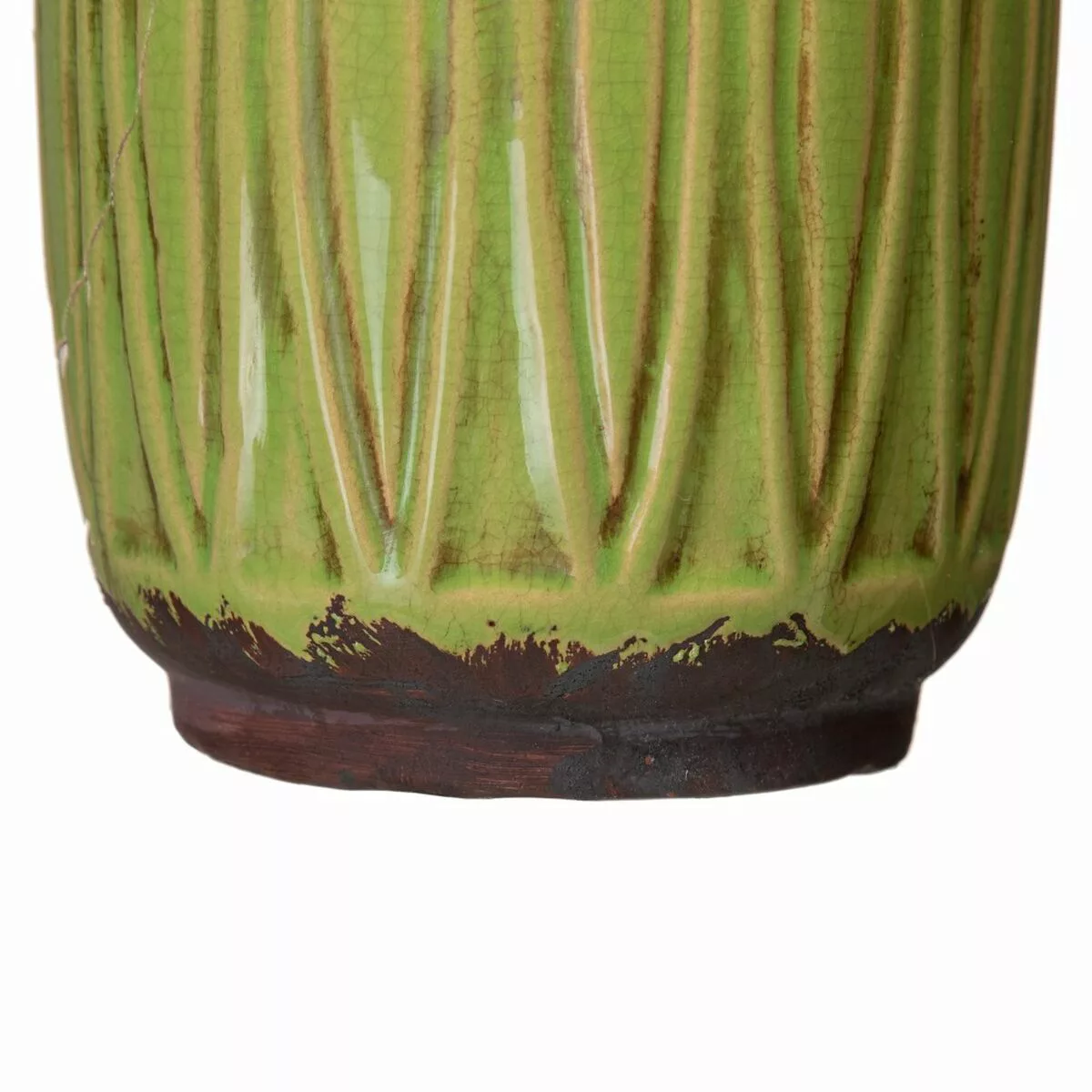 Vase Aus Keramik Pistazienfarben 15 X 15 X 27,5 Cm günstig online kaufen
