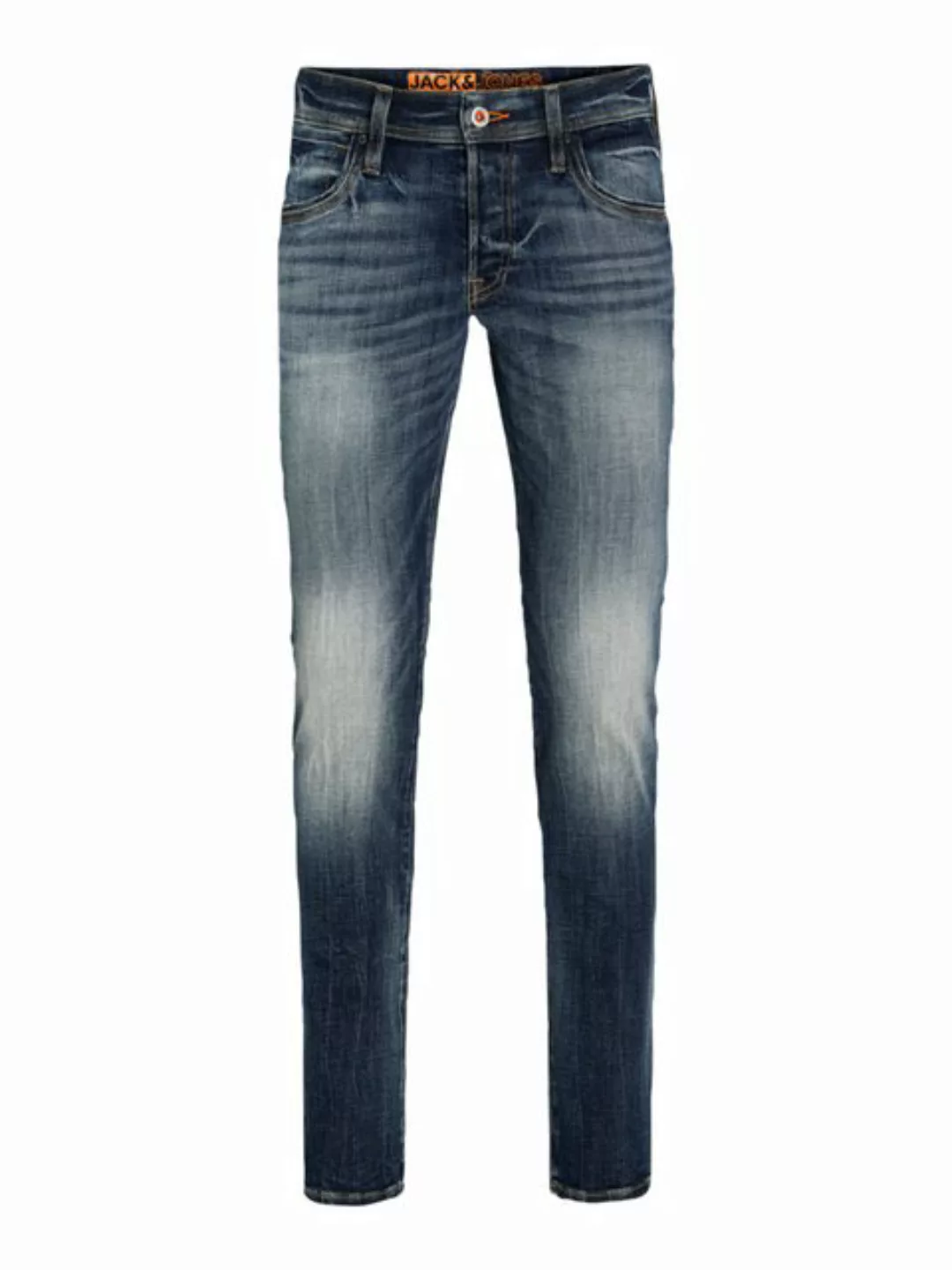 Jack & Jones Herren Jeans JIGLENN JJLUKE GE 238 - Slim Fit - Blau - Blue De günstig online kaufen