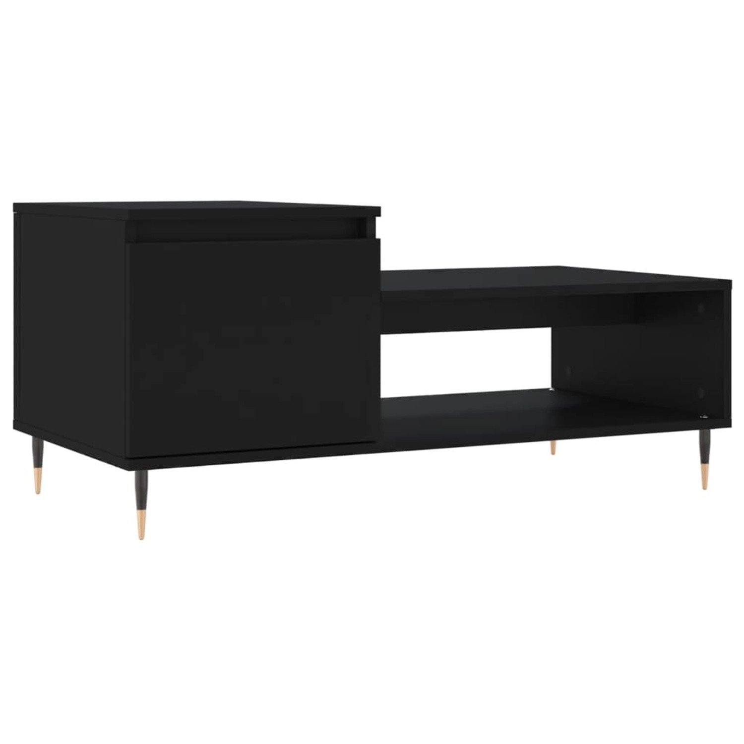 vidaXL Couchtisch Schwarz 100x50x45 cm Holzwerkstoff Modell 5 günstig online kaufen