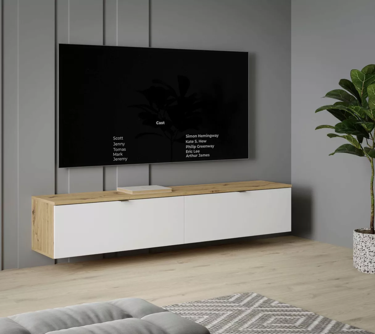 FORTE Lowboard "LibertadTV-Board, TV-Schrank", großes TV Board, erweiterbar günstig online kaufen