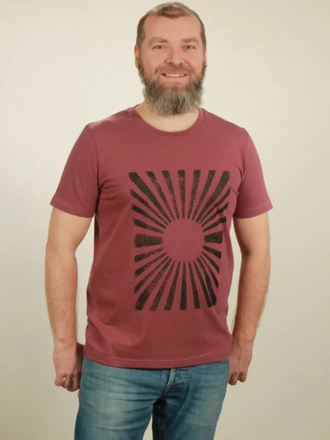 T-shirt Herren - Sun - Berry günstig online kaufen