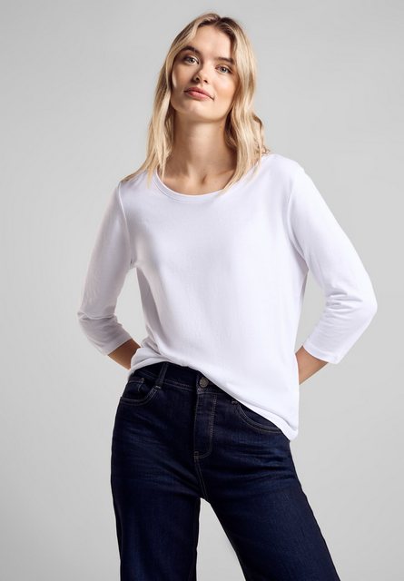 STREET ONE 3/4-Arm-Shirt, im soften Baumwoll-Mix günstig online kaufen