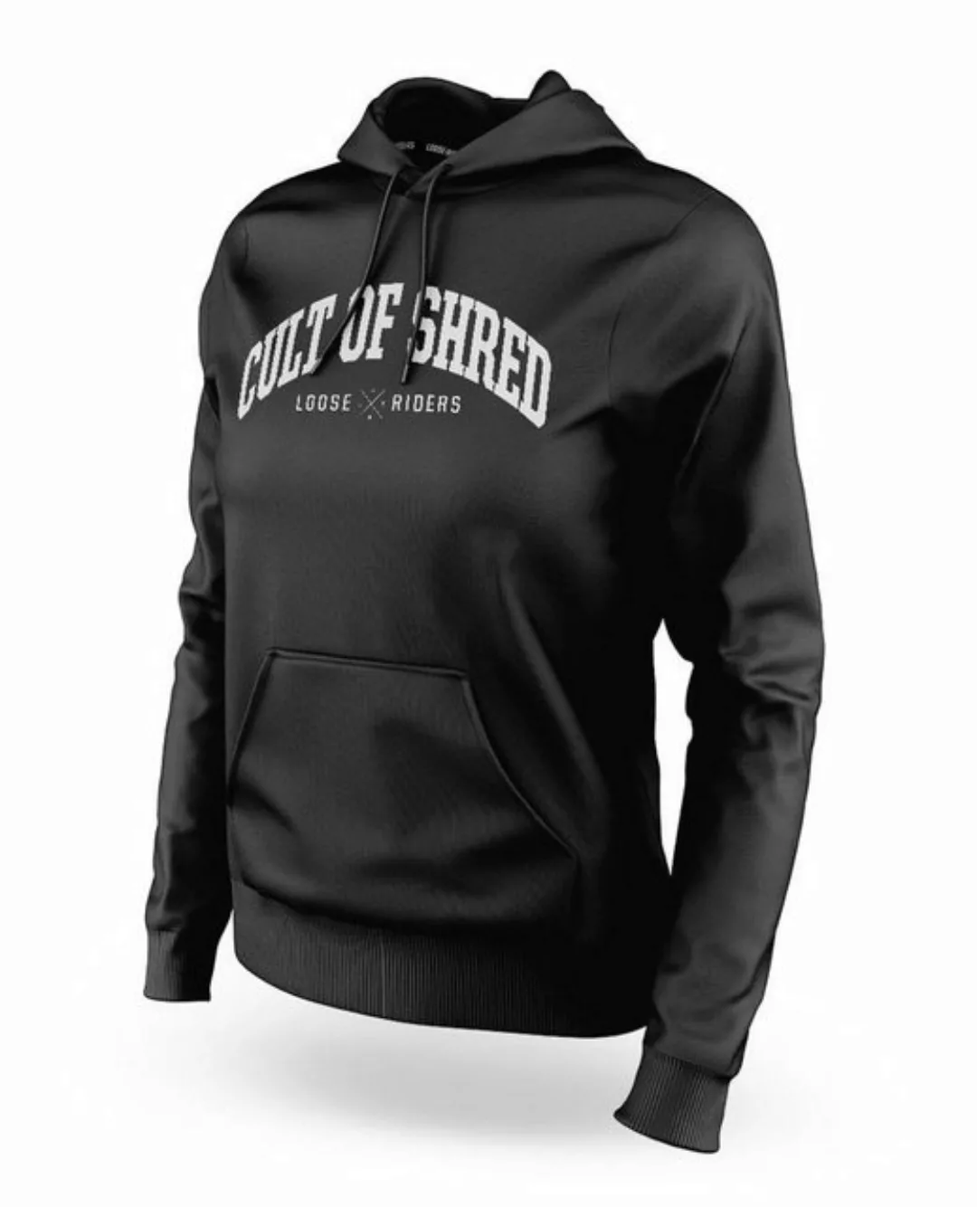 Loose Riders Kapuzenpullover Hoodies Loose Riders Damen-Hoodie - Schwarz XL günstig online kaufen