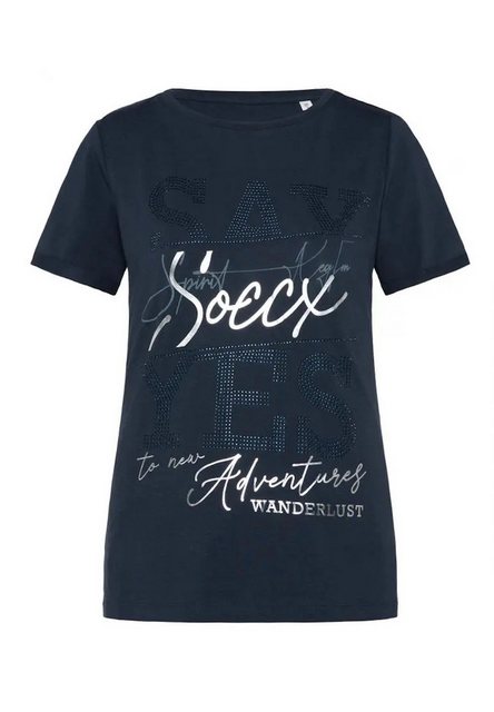 SOCCX T-Shirt T-Shirt WANDERLUST Kurzarmshirt (1-tlg) günstig online kaufen