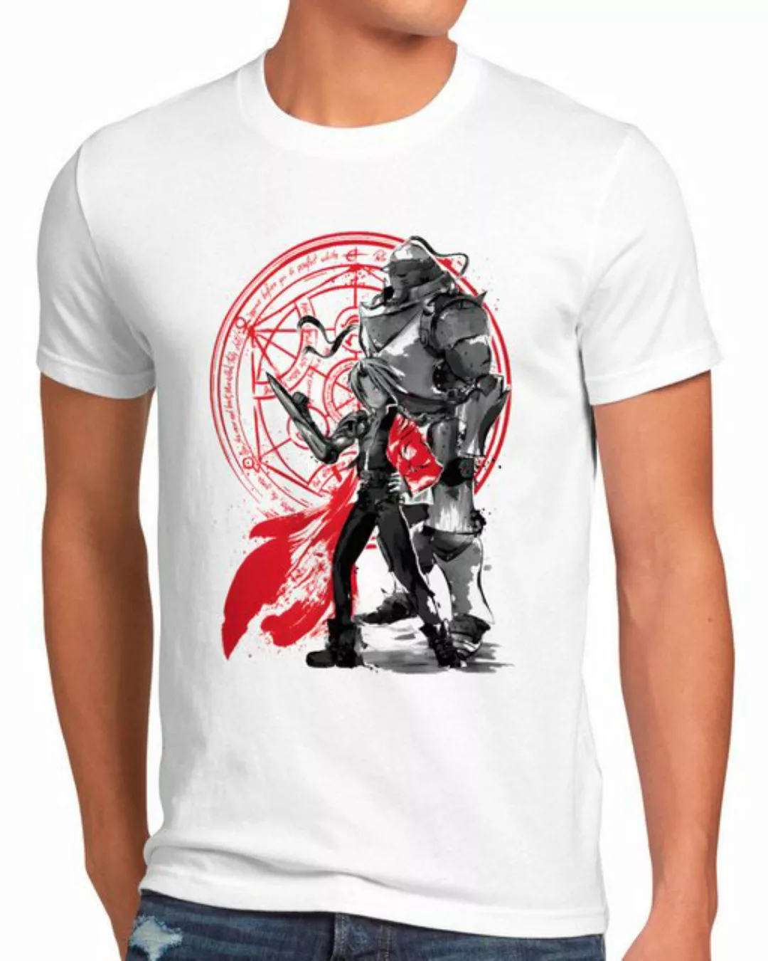 style3 Print-Shirt Herren T-Shirt Edward Alphonse fullmetal brotherhood alc günstig online kaufen