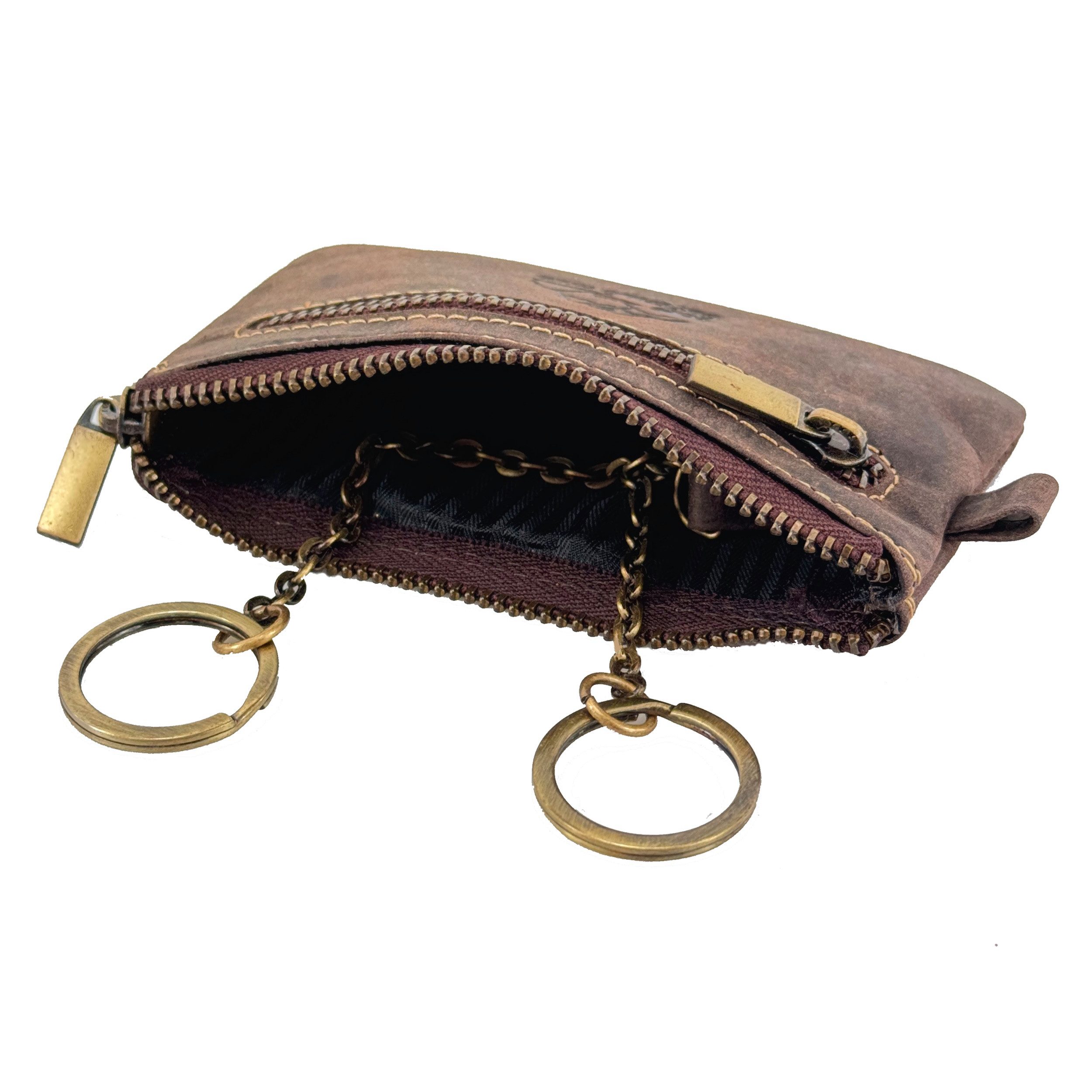 Buffalo Hill Schlüsseltasche Büffelleder Schlüsseletui, >SLT-08 günstig online kaufen