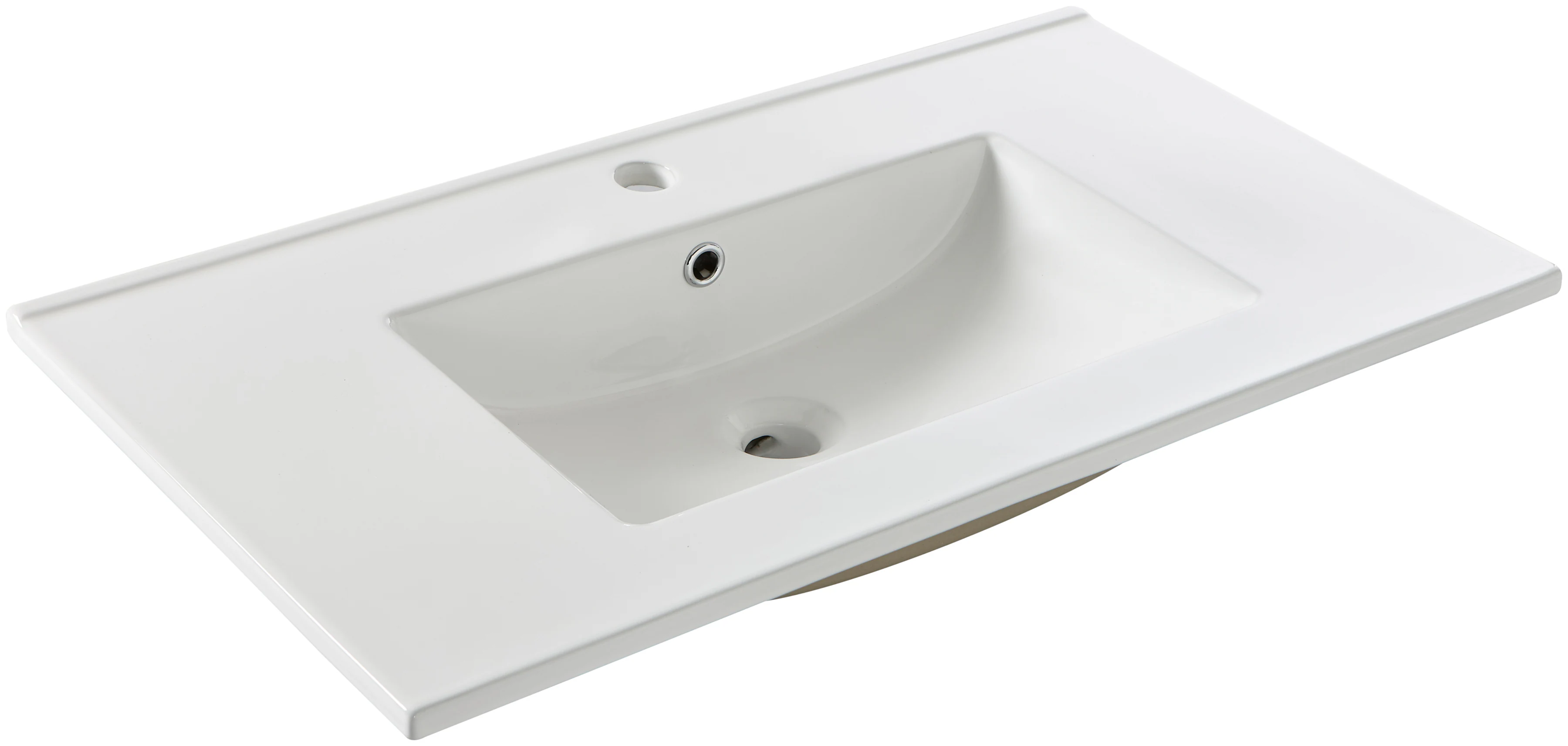 welltime Einbauwaschbecken "Trento", Mit Nano Glasur in 61,81,101cm erhältl günstig online kaufen