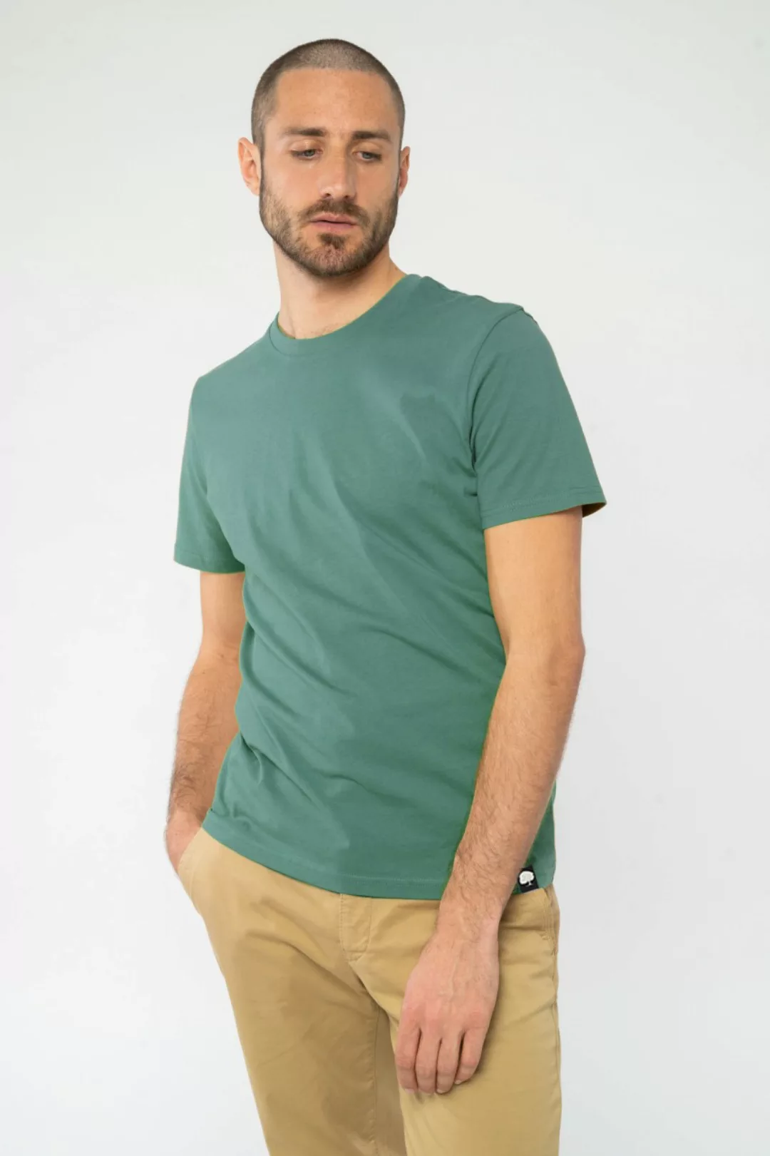 Basic T-Shirt aus Bio Baumwolle günstig online kaufen