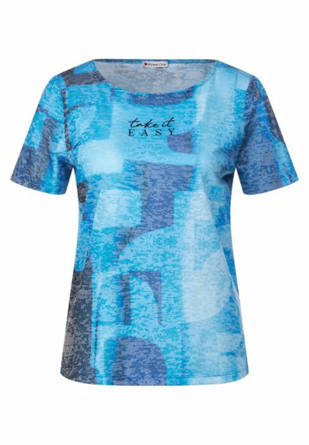 STREET ONE T-Shirt, im Multicolour Look günstig online kaufen