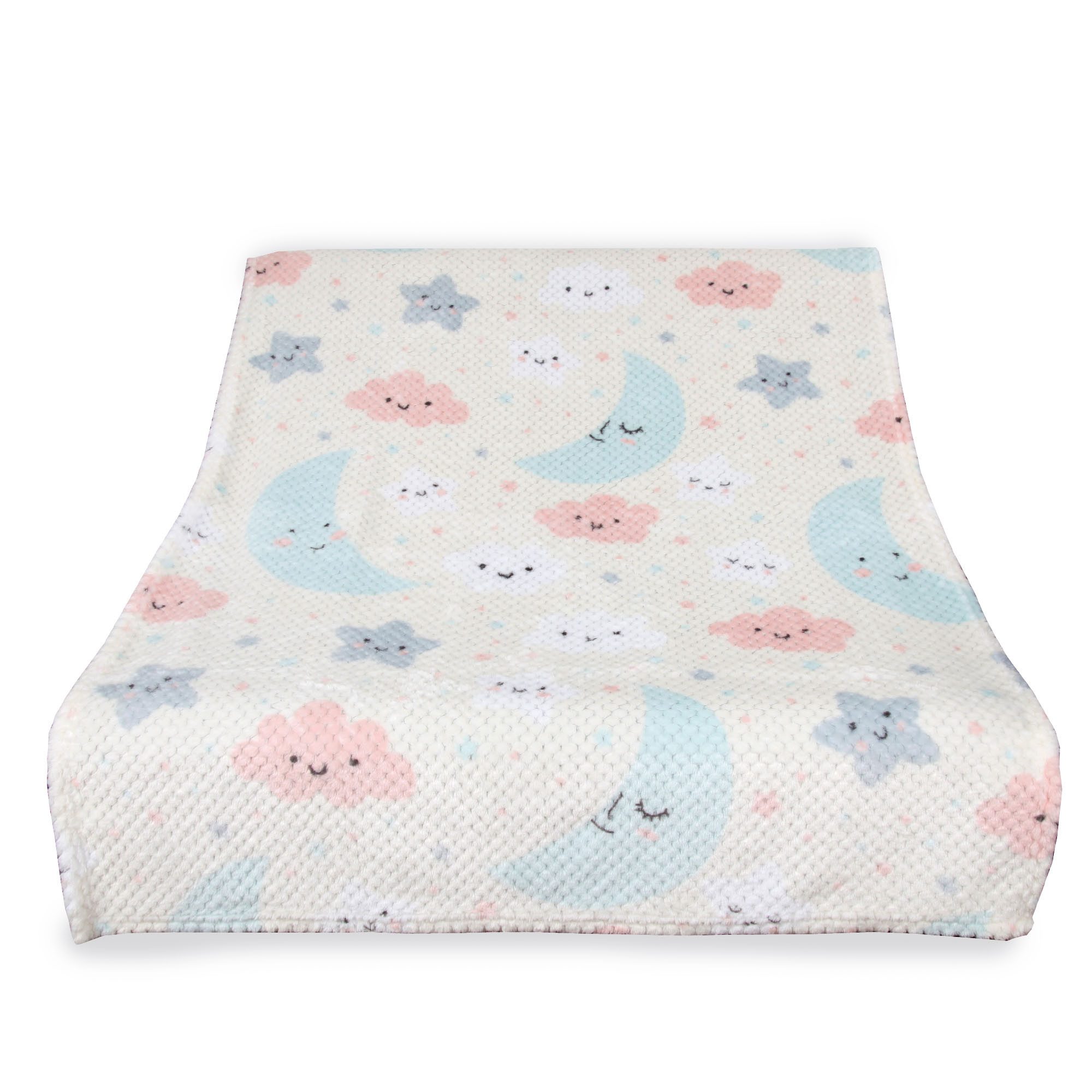 Bestlivings Kuscheldecke Cashmere Dots Kids Sonne Mond Sterne günstig online kaufen
