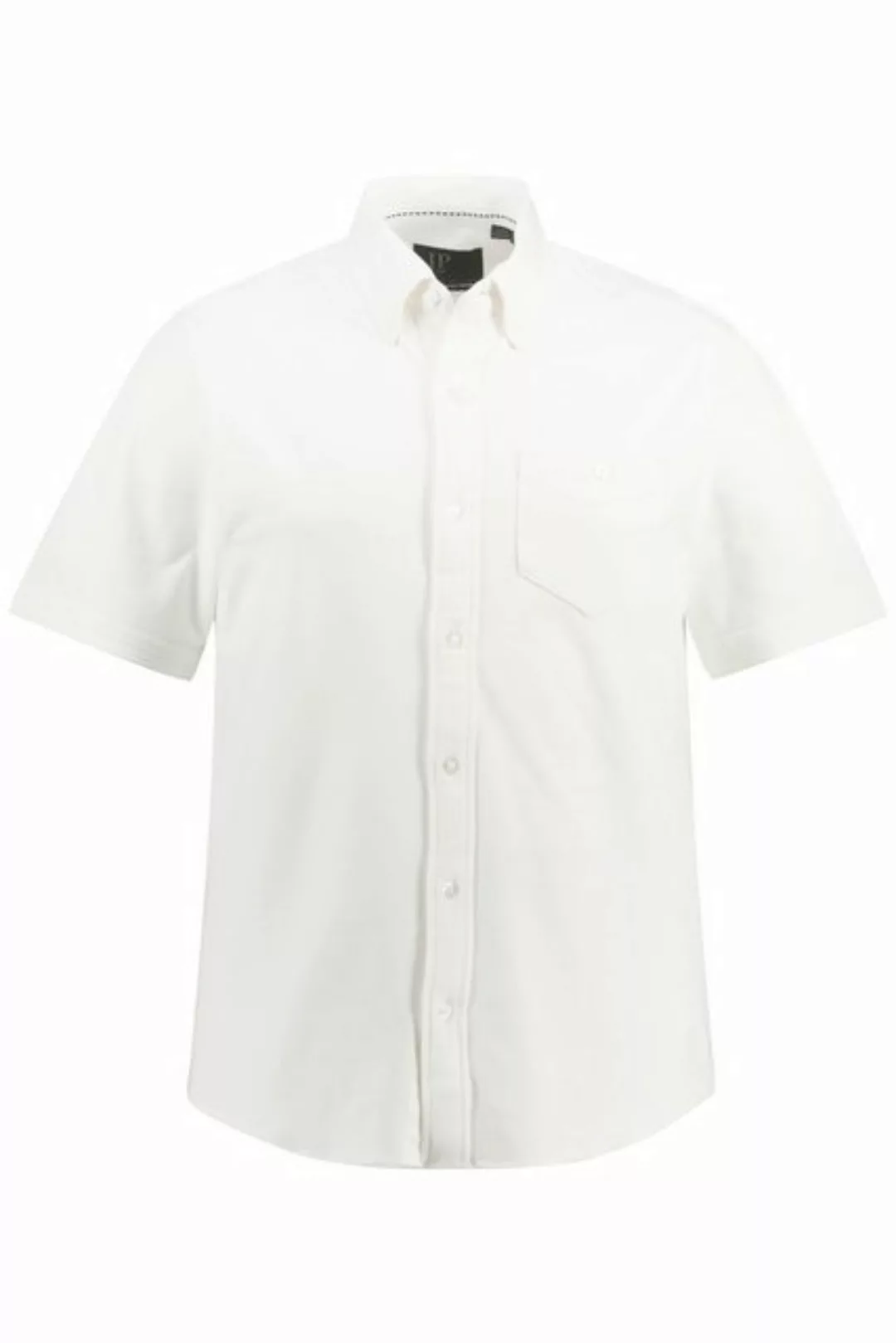 JP1880 Kurzarmhemd Piqué-Hemd FLEXNAMIC® Halbarm Buttondown-Kragen günstig online kaufen