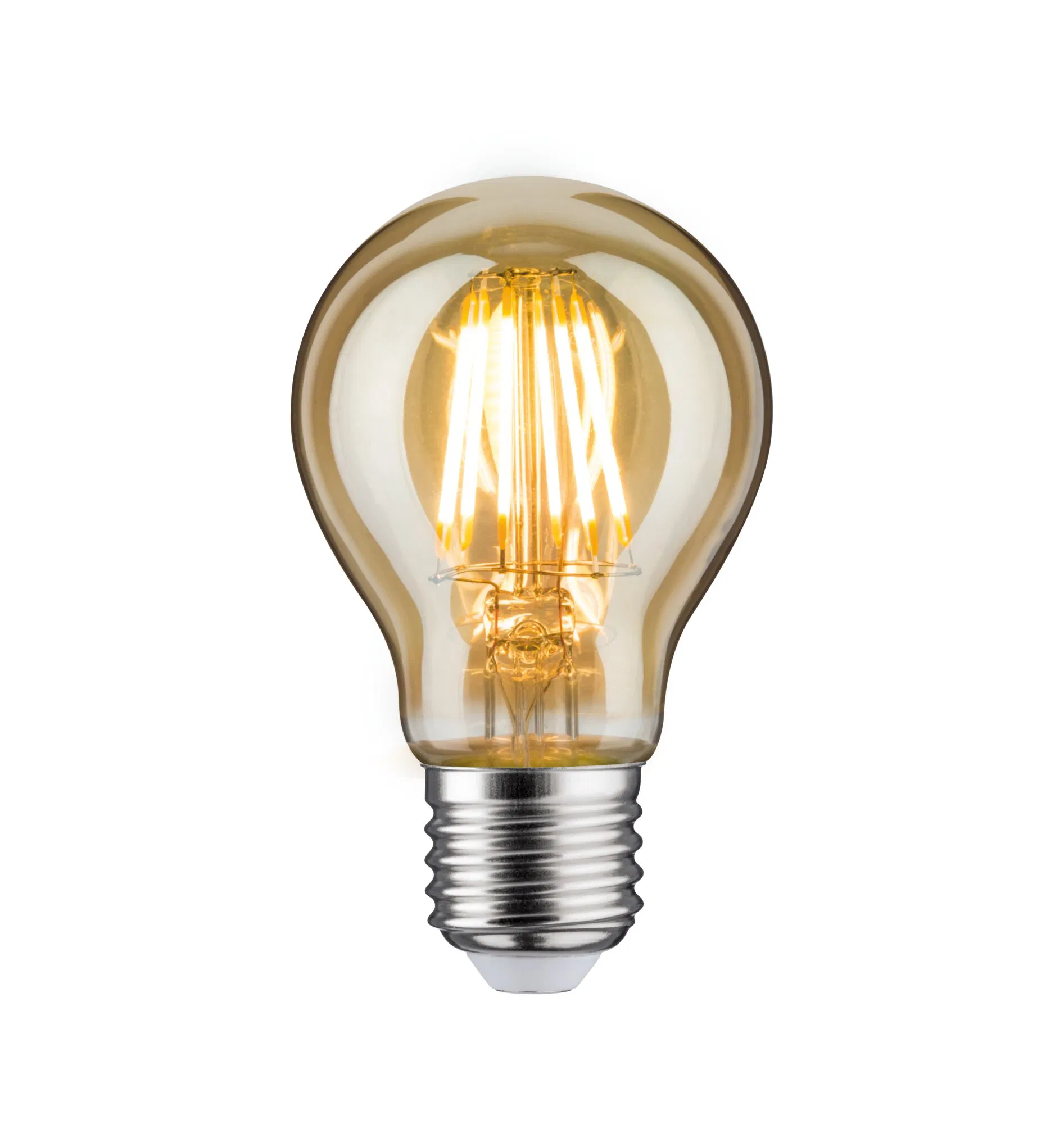 Paulmann "1879 Filament 230V LED Birne E27 470lm 6W 1700K dimmbar Gold" günstig online kaufen