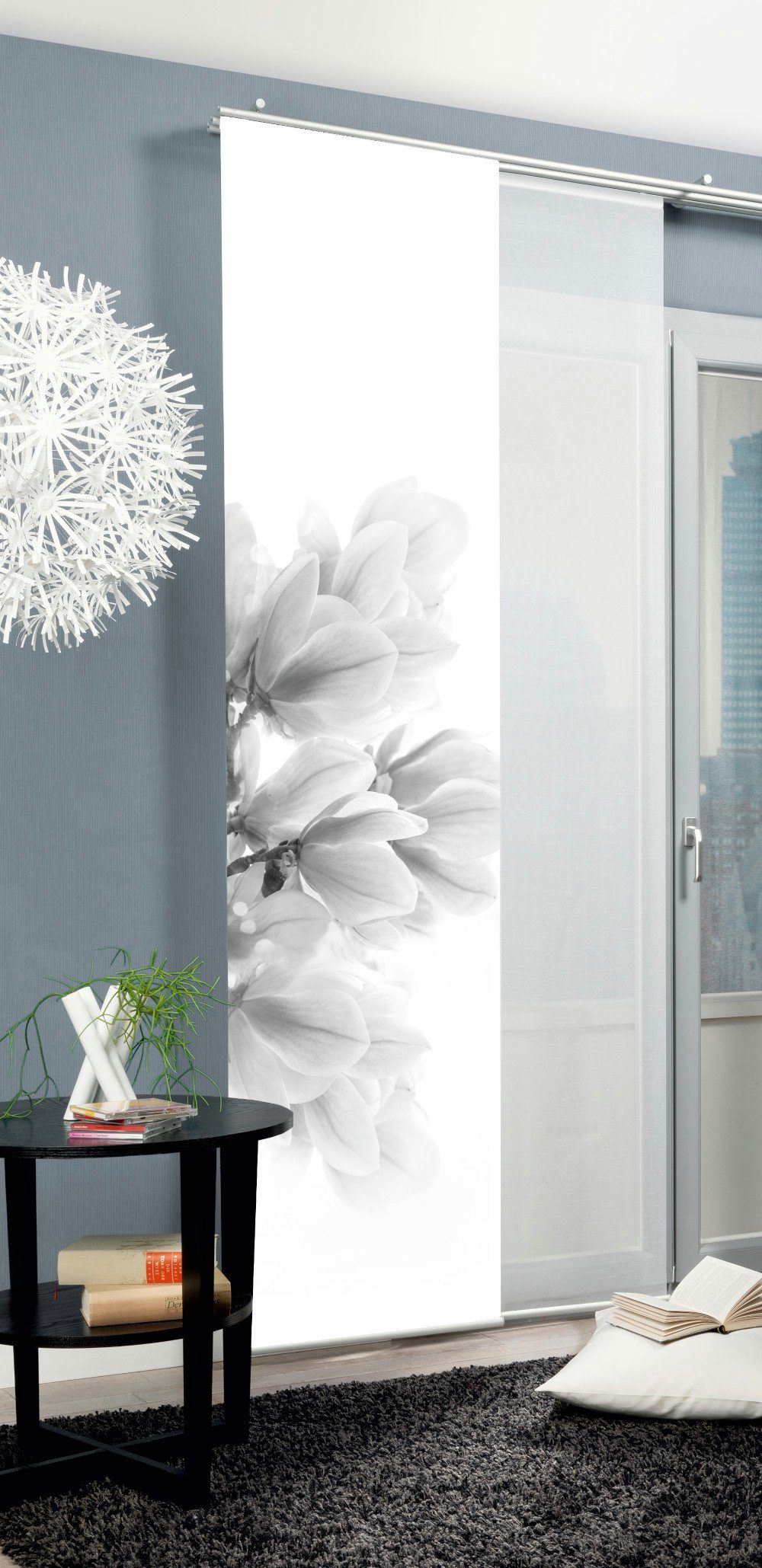 HOME WOHNIDEEN Schiebegardine 084656 Schiebewand KESSI günstig online kaufen