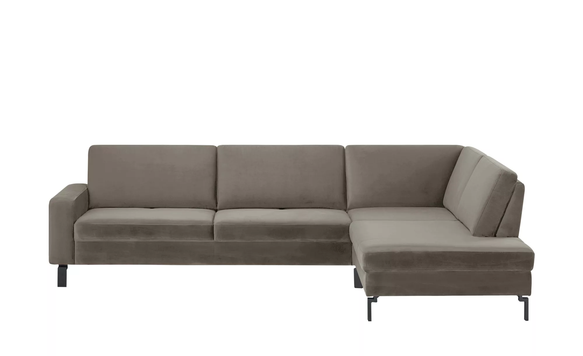 Ecksofa - grau - 199 cm - 85 cm - 102 cm - Polstermöbel > Sofas > Ecksofas günstig online kaufen