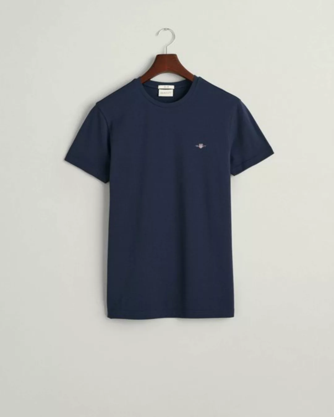 Gant T-Shirt SLIM PIQUE SS T-SHIRT aufgestickte GANT-Wappengrafik auf der B günstig online kaufen