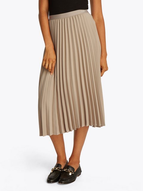 Tommy Hilfiger Plisseerock FLUID PLEATED PULL ON MIDI SKIRT mit rundum Falt günstig online kaufen