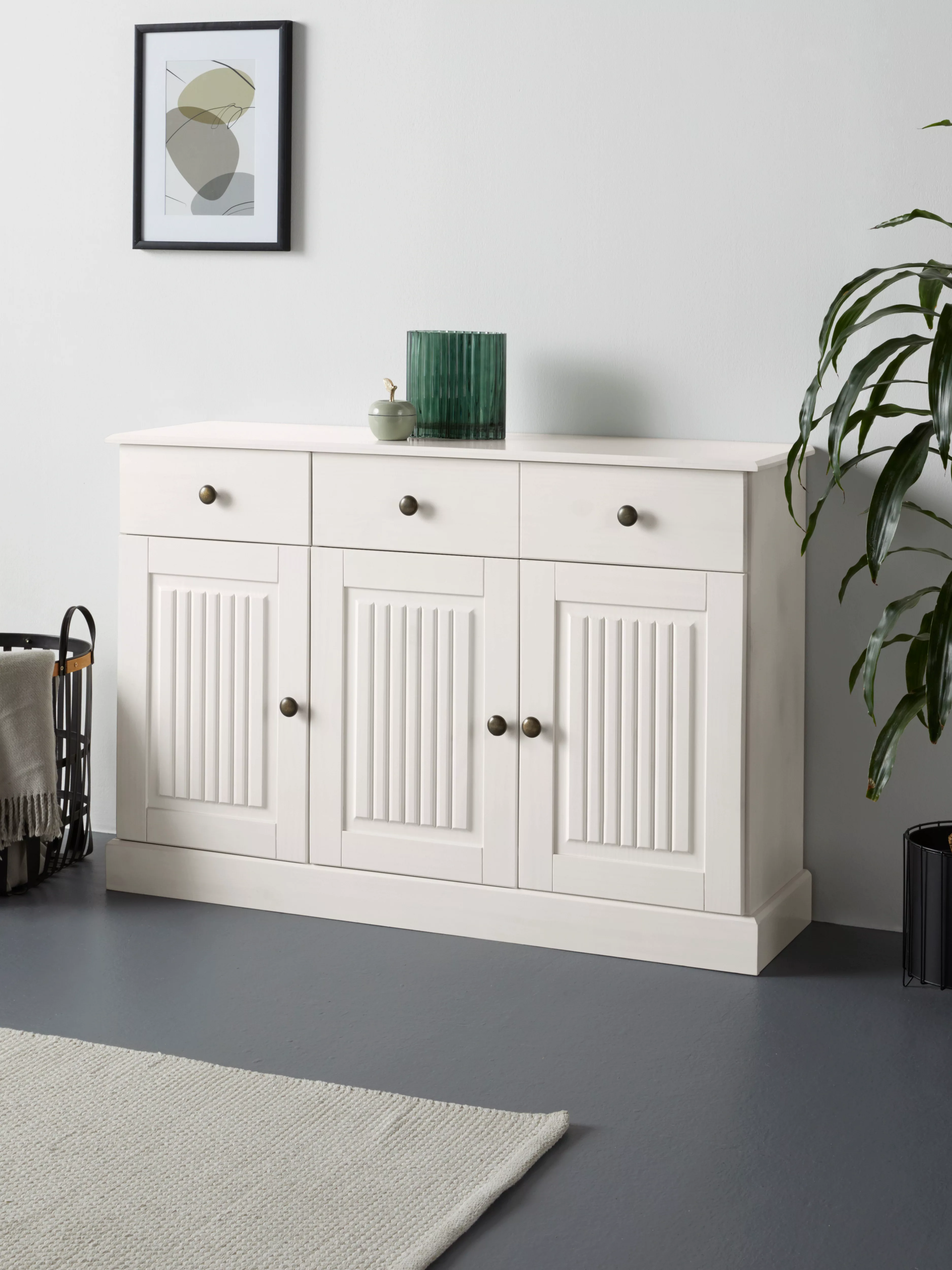 Home affaire Sideboard "Liotta", mit 2 Schubkasten u. 2 verstellbare Einleg günstig online kaufen