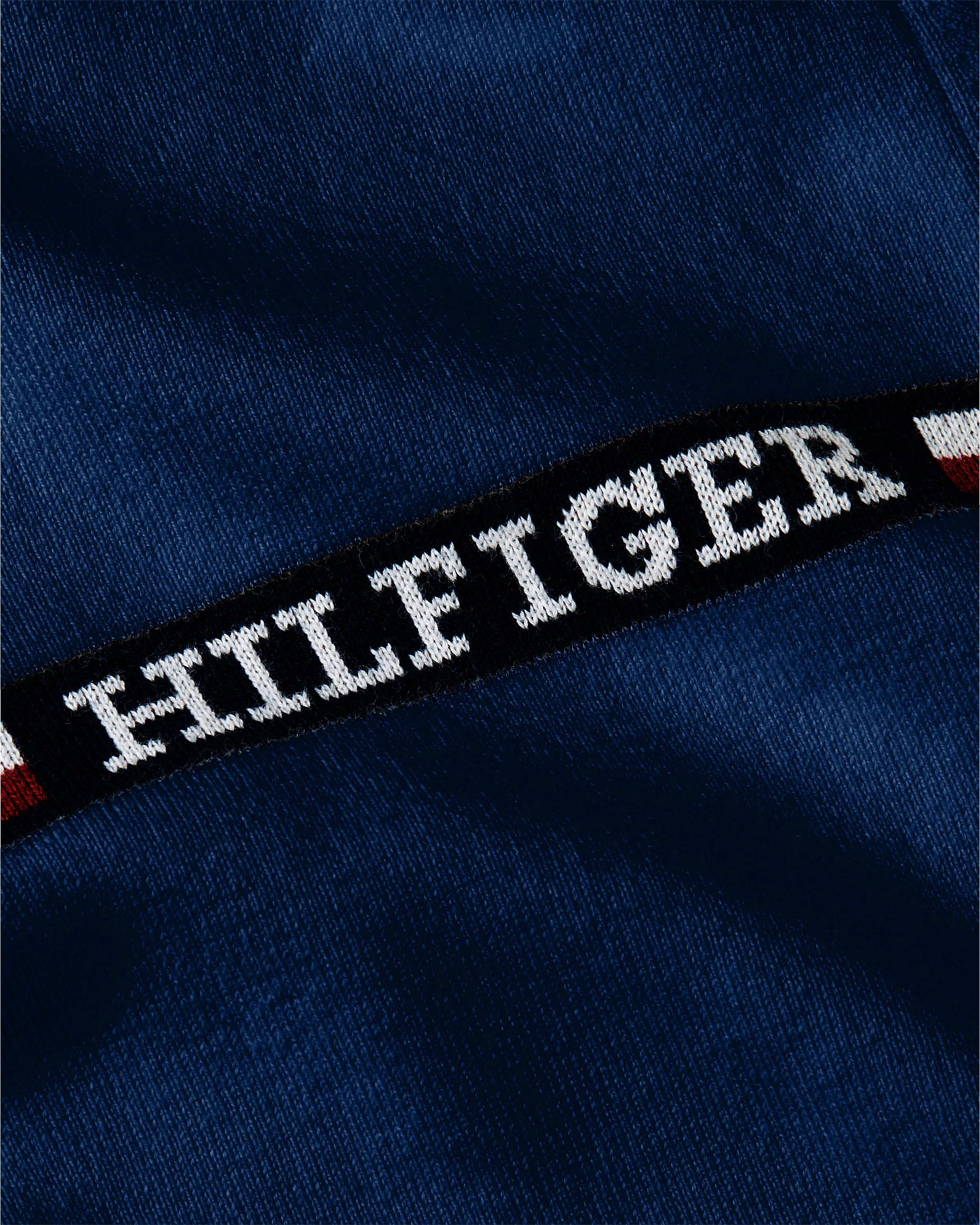 Tommy Hilfiger Rollkragenpullover GLOBAL STRIPE ZIP MOCK günstig online kaufen