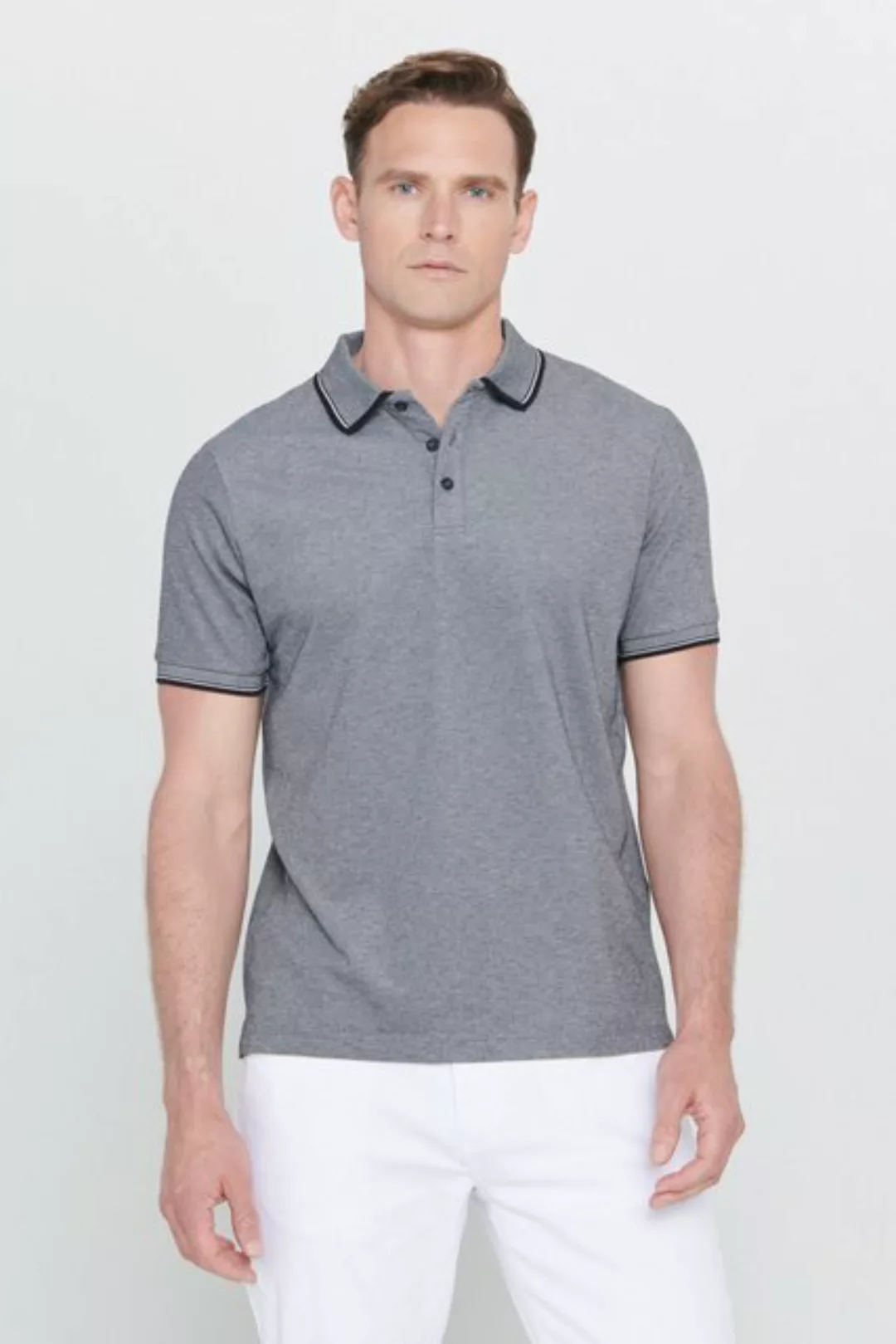 AC&Co Poloshirt AC&CO Poloshirt Männlich Slim Fit günstig online kaufen