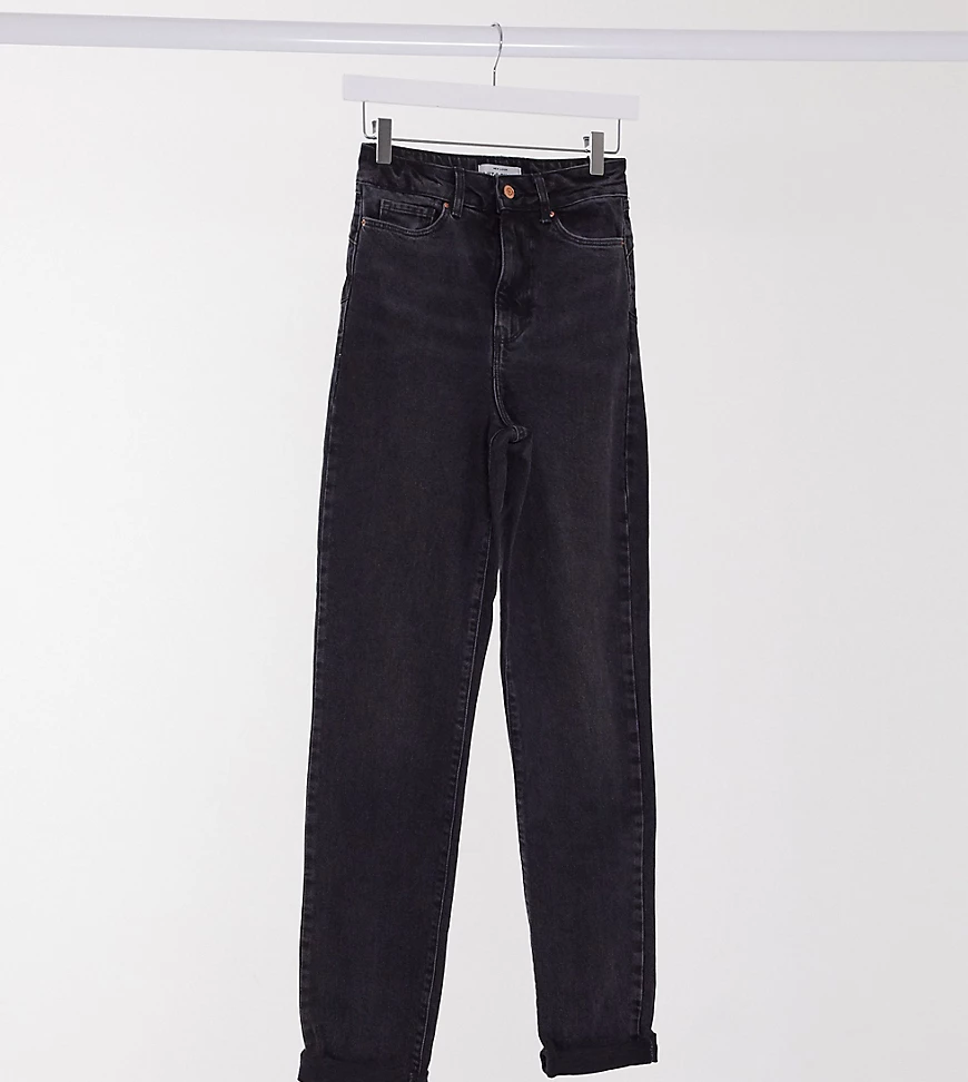 New Look Tall – Mom-Jeans in Schwarz günstig online kaufen