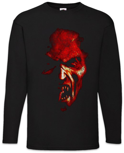 Urban Backwoods Langarmshirt Demon Head Langarm T-Shirt Pentagramm Dämon Sa günstig online kaufen