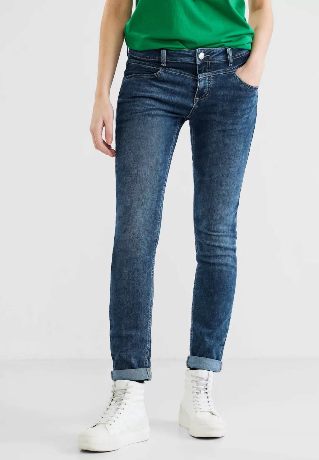 STREET ONE Slim-fit-Jeans 4-Pocket Style günstig online kaufen